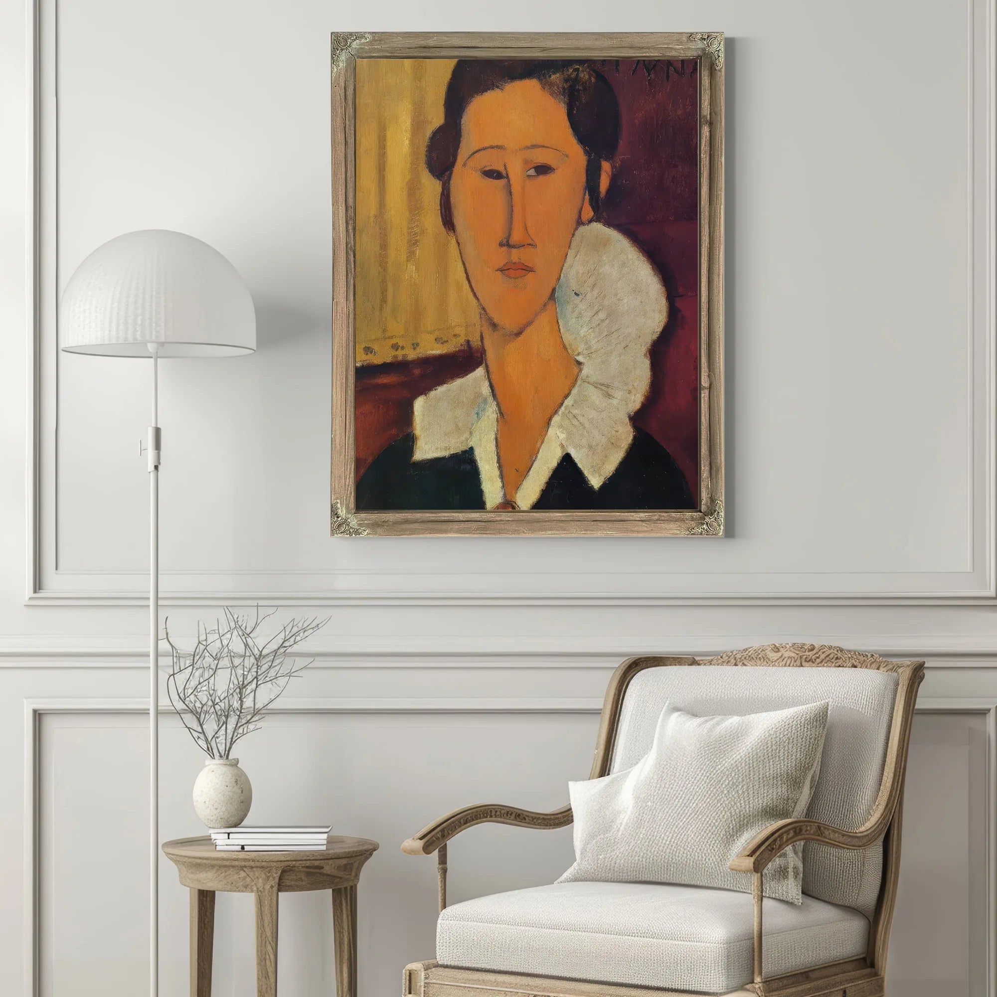 Portrait Of Anna Zborovka 1917 By Amedeo Modigliani Fine Art Print