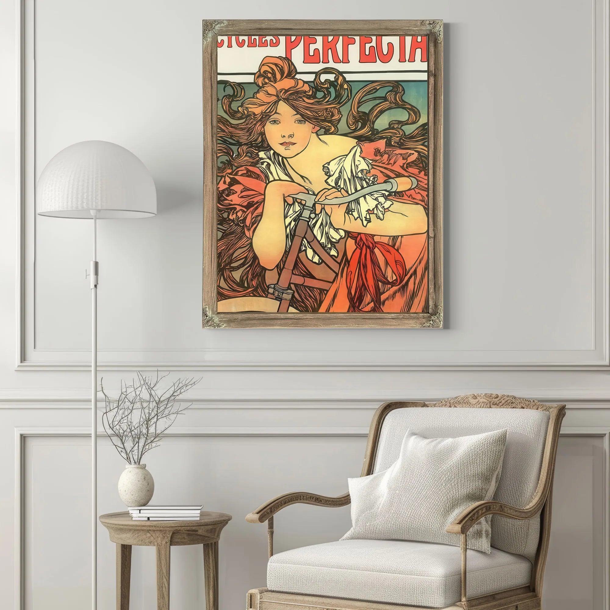 Cycles Perfecta By Alphonse Mucha Fine Art Print