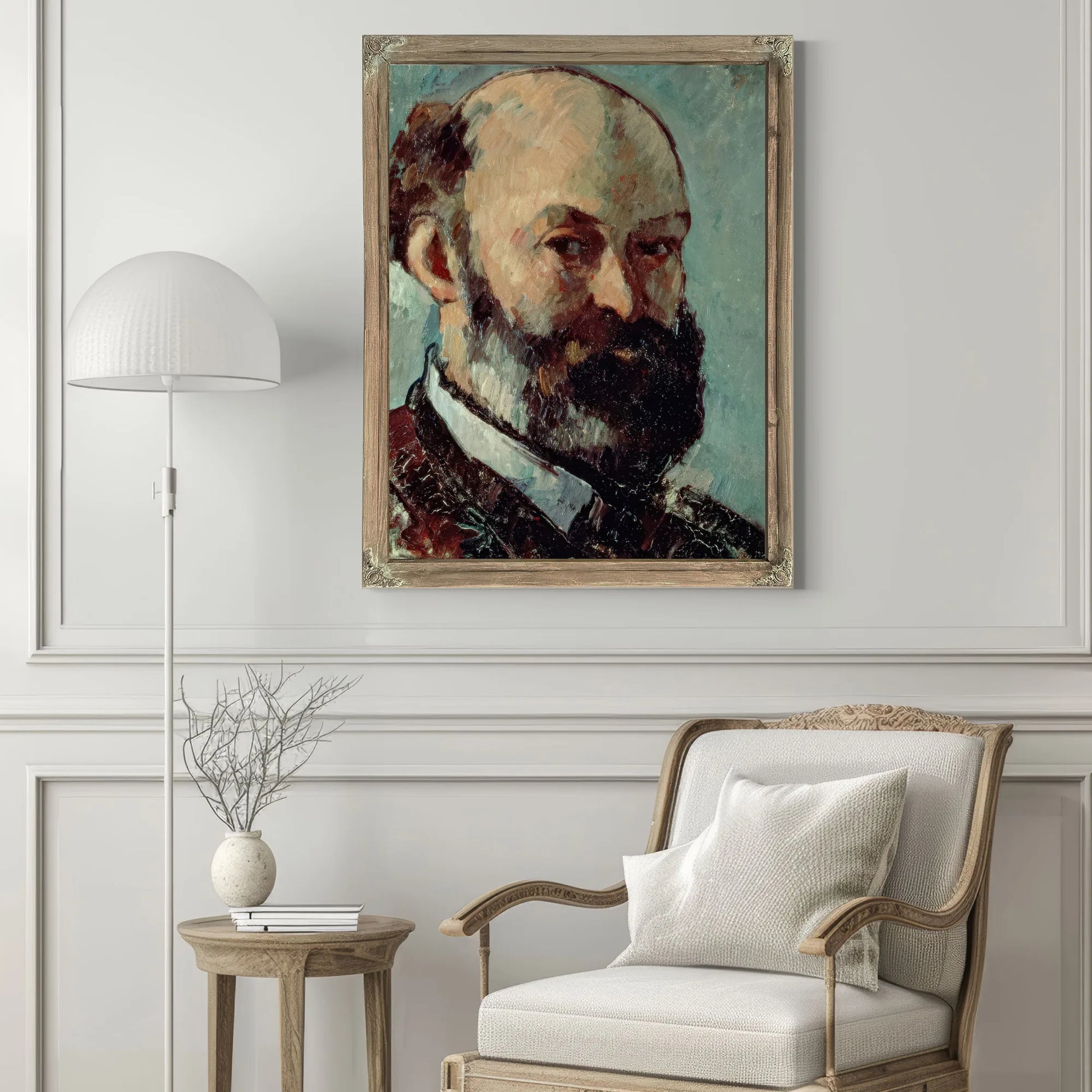 Self Portrait 6 By Paul Cezanne Fine Art Print