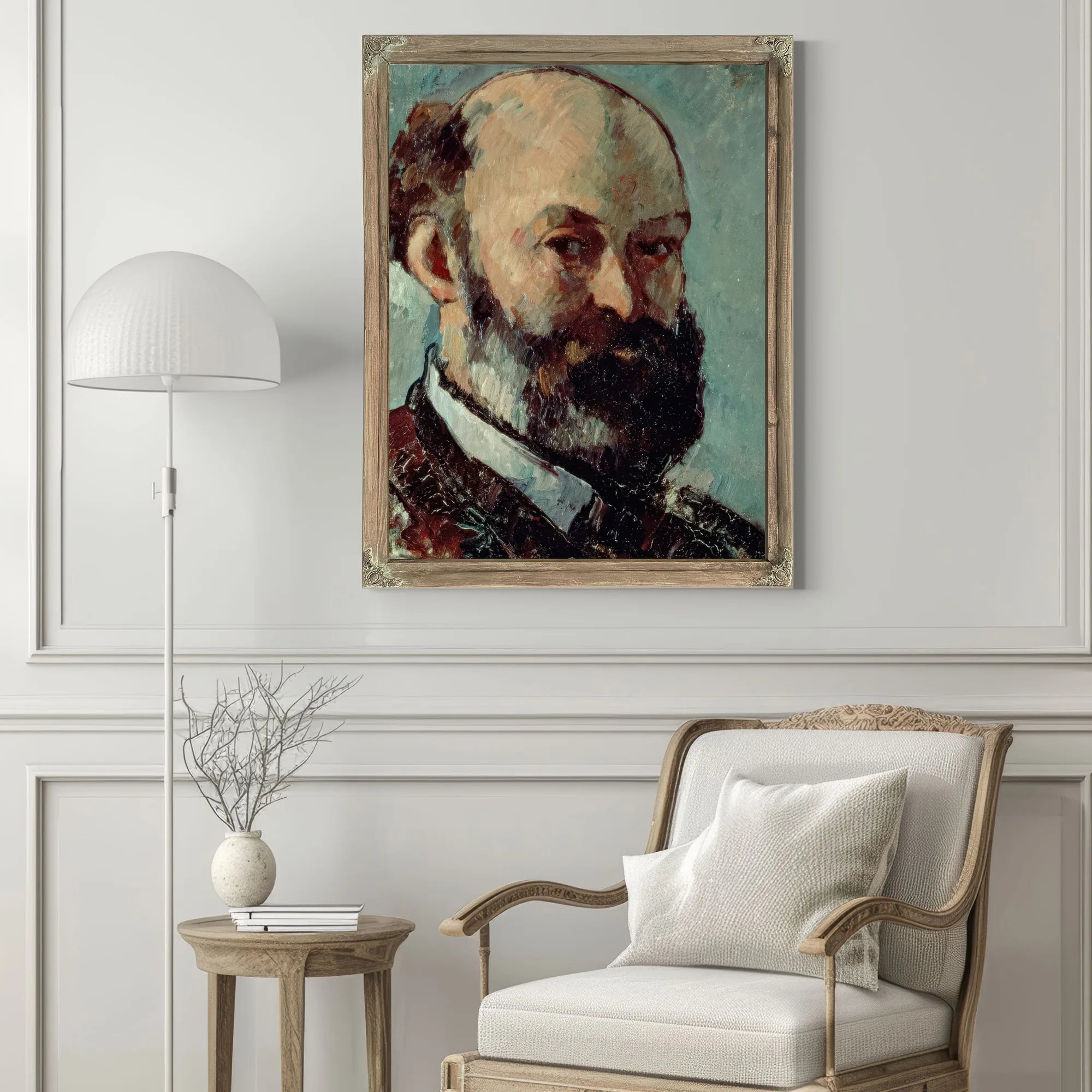 Self Portrait 6 By Paul Cezanne Fine Art Print