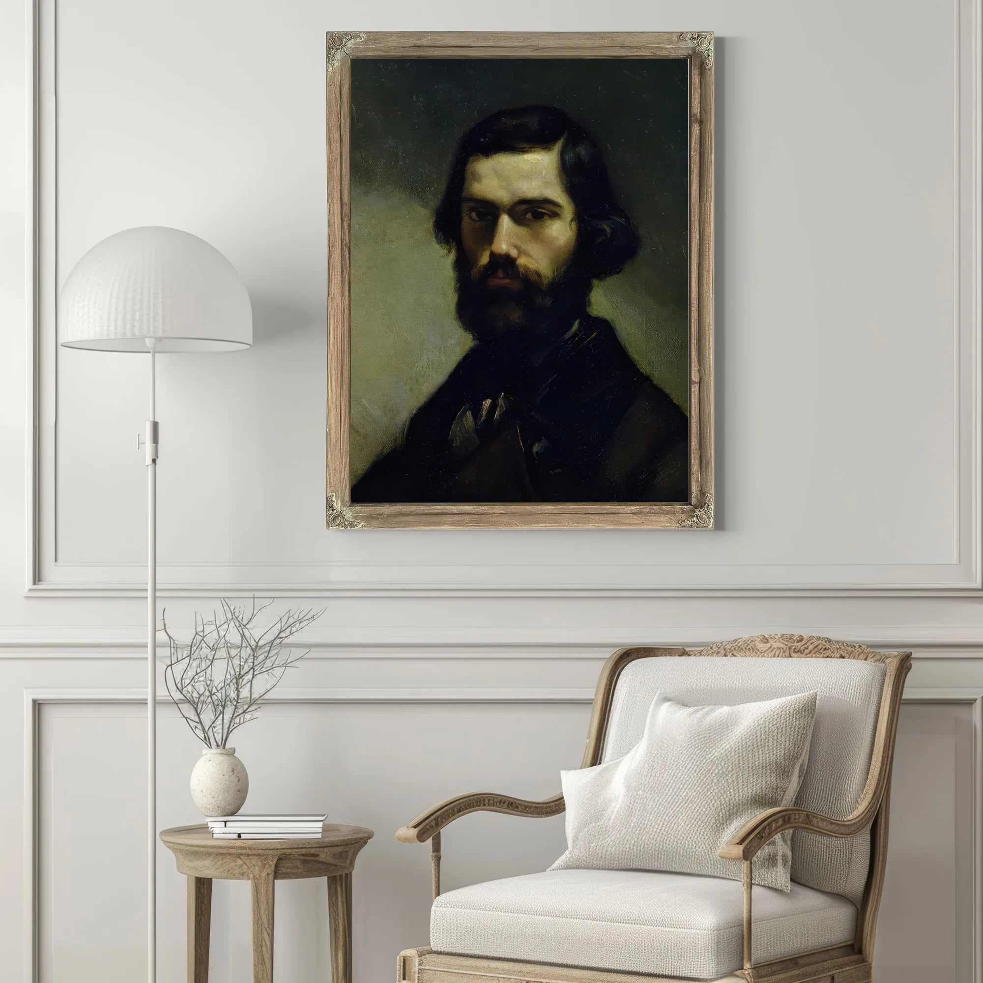 Portrait Of Jules Valles By Jean Desire Gustave Courbet Fine Art Print