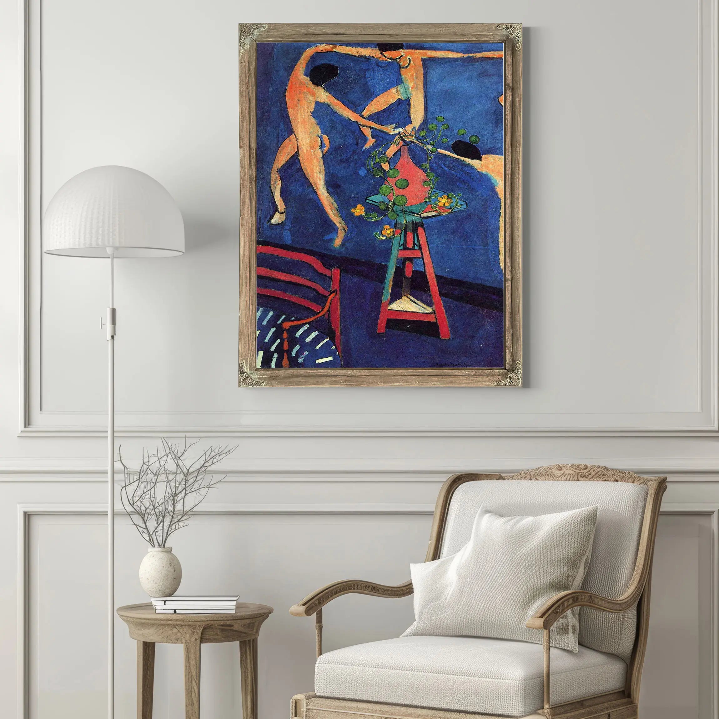 Nasturtiums With The Painting Dance  by Henri Matisse