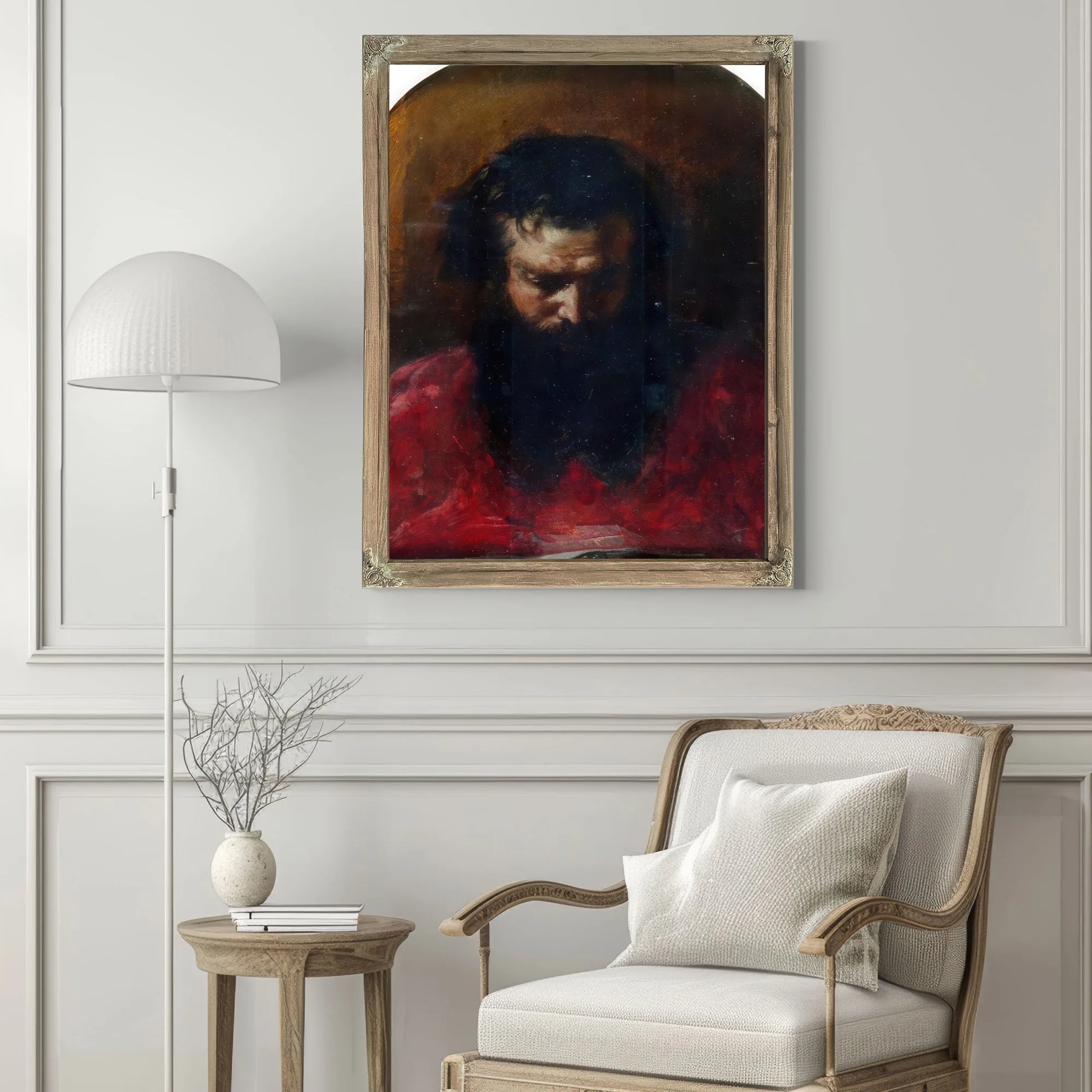 Head Of A Cardinal By William Etty Fine Art Print