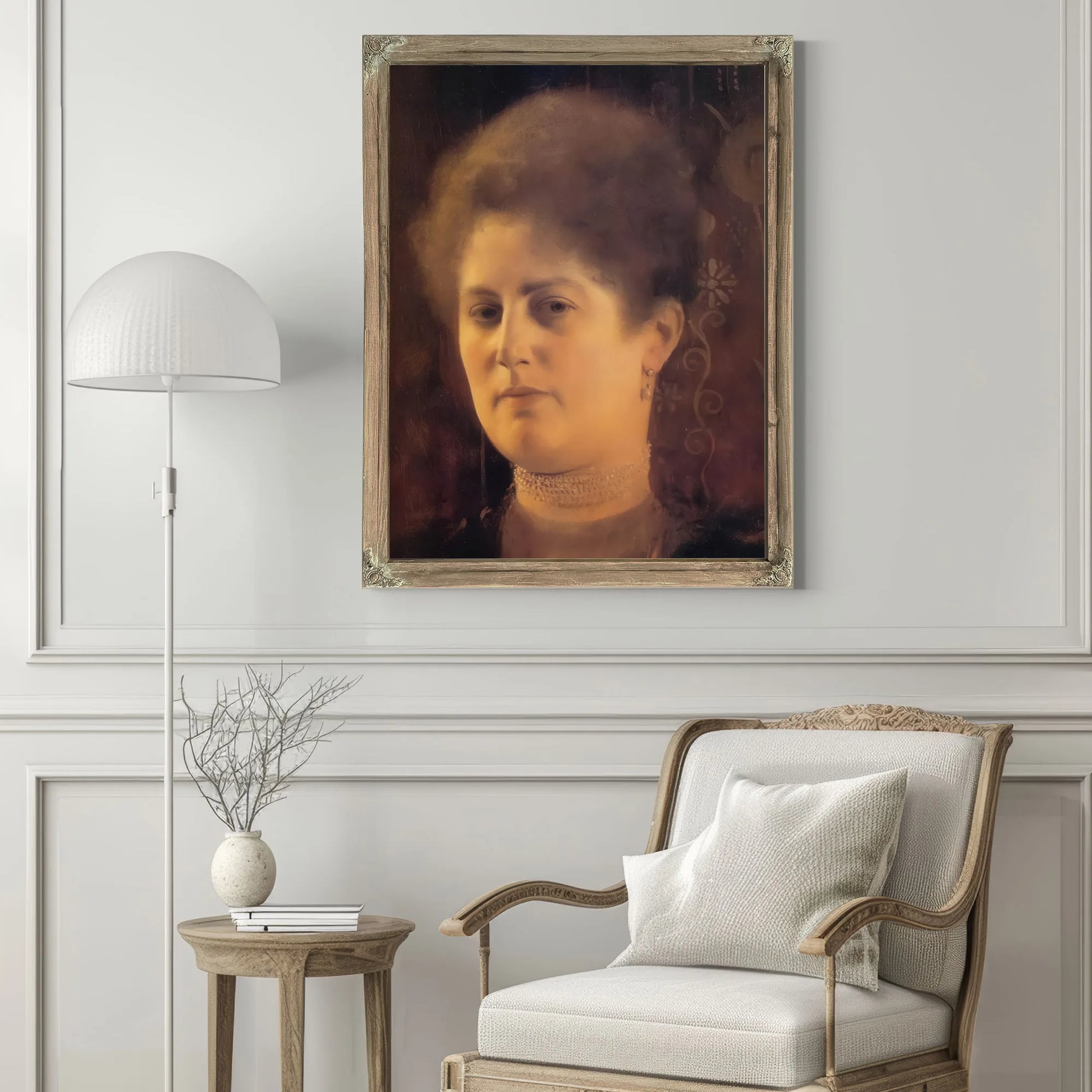 Portrait Of A Woman By Gustav Klimt Fine Art Print