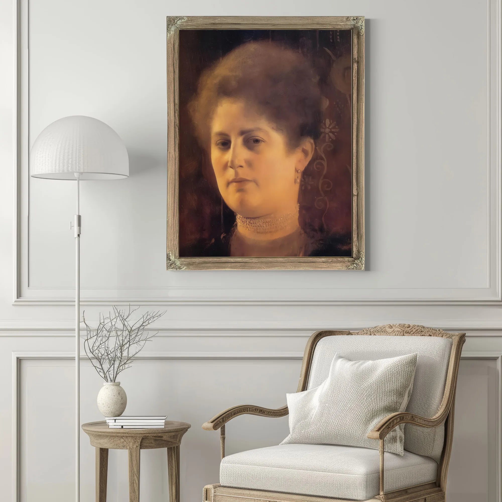 Portrait Of A Woman By Gustav Klimt Fine Art Print
