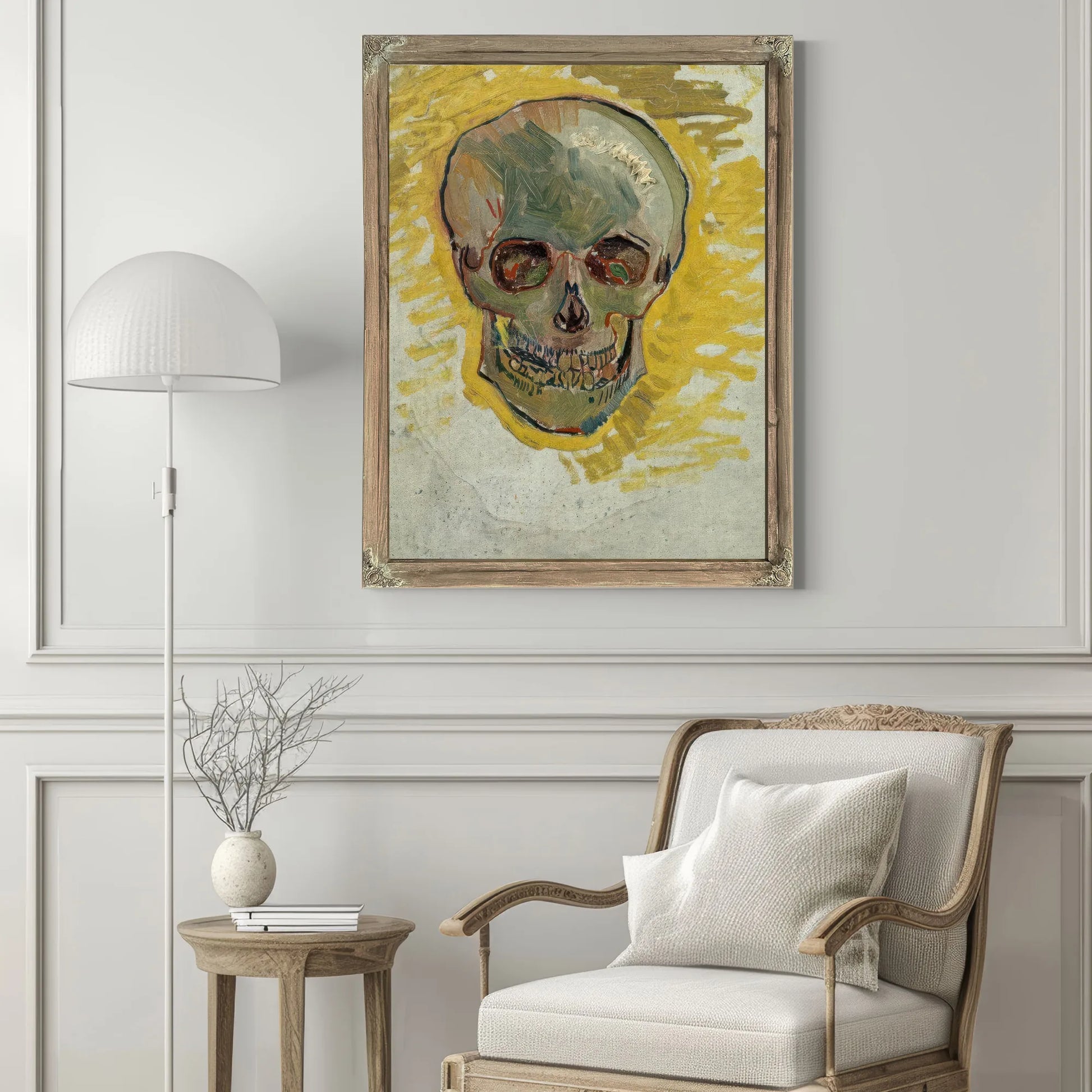 Skull 2 By Vincent Van Gogh Fine Art Print