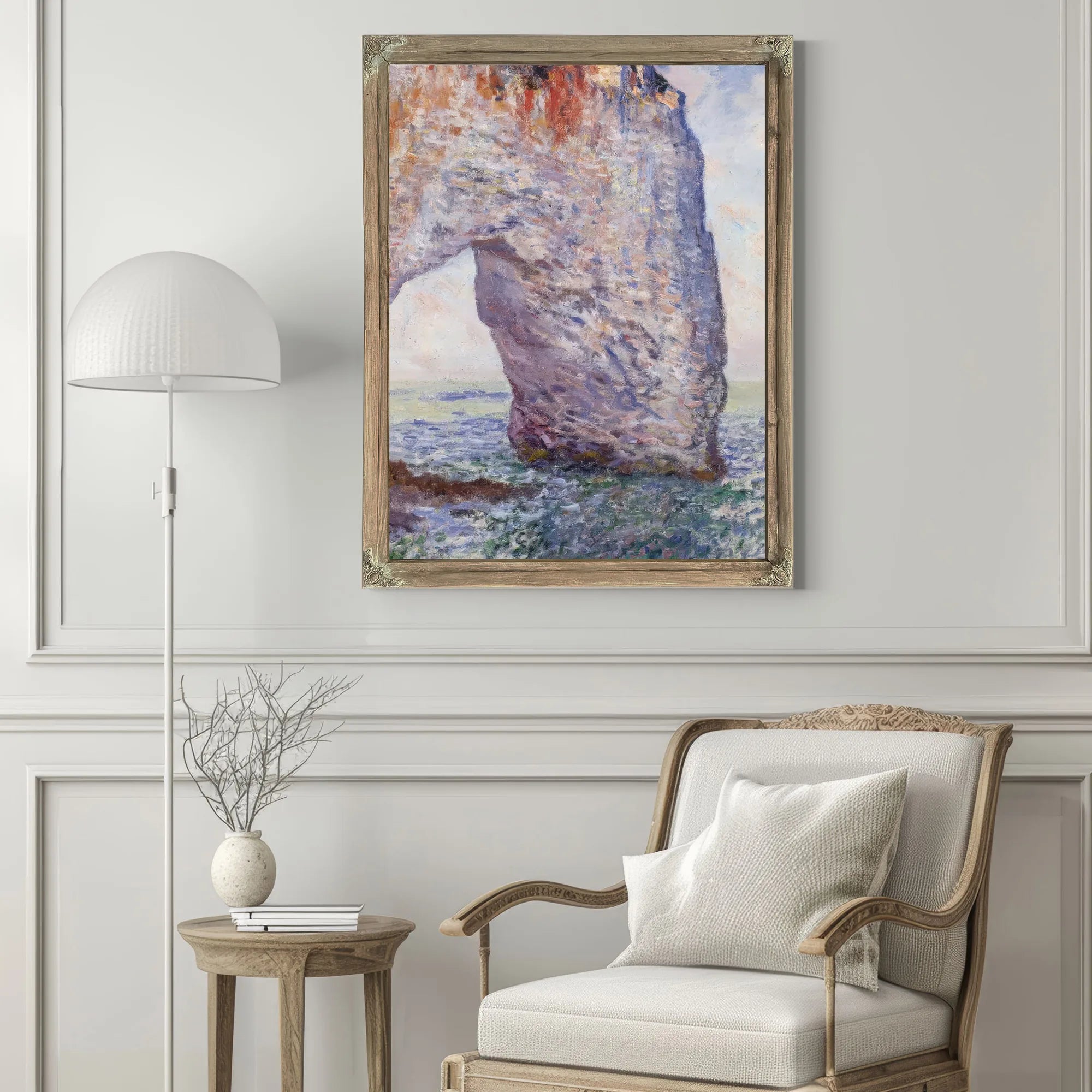 La Manneporte Near Etretat By Claude Monet Fine Art Print