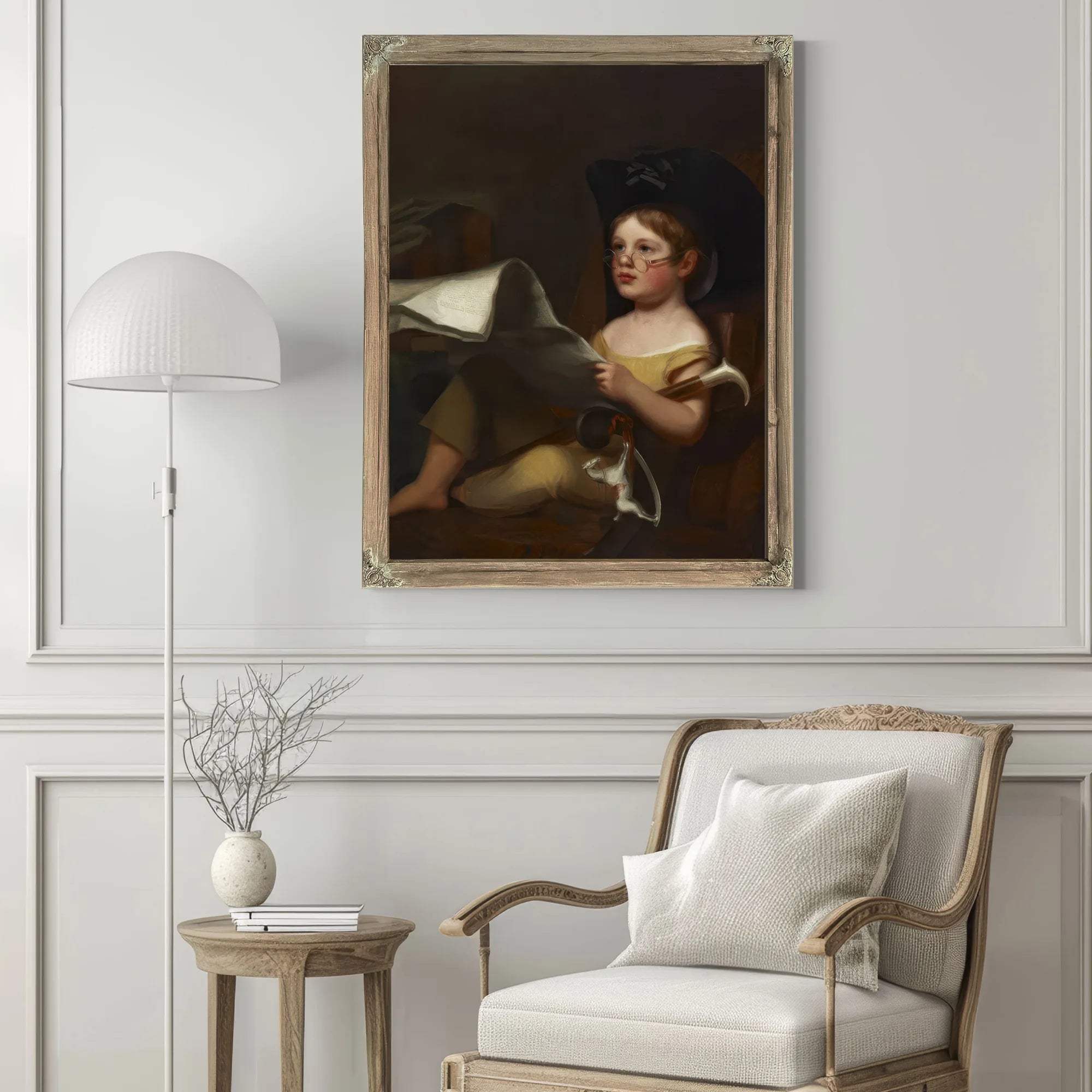 Juvenile Ambition (Grandfather's Hobby) By Thomas Sully Fine Art Print
