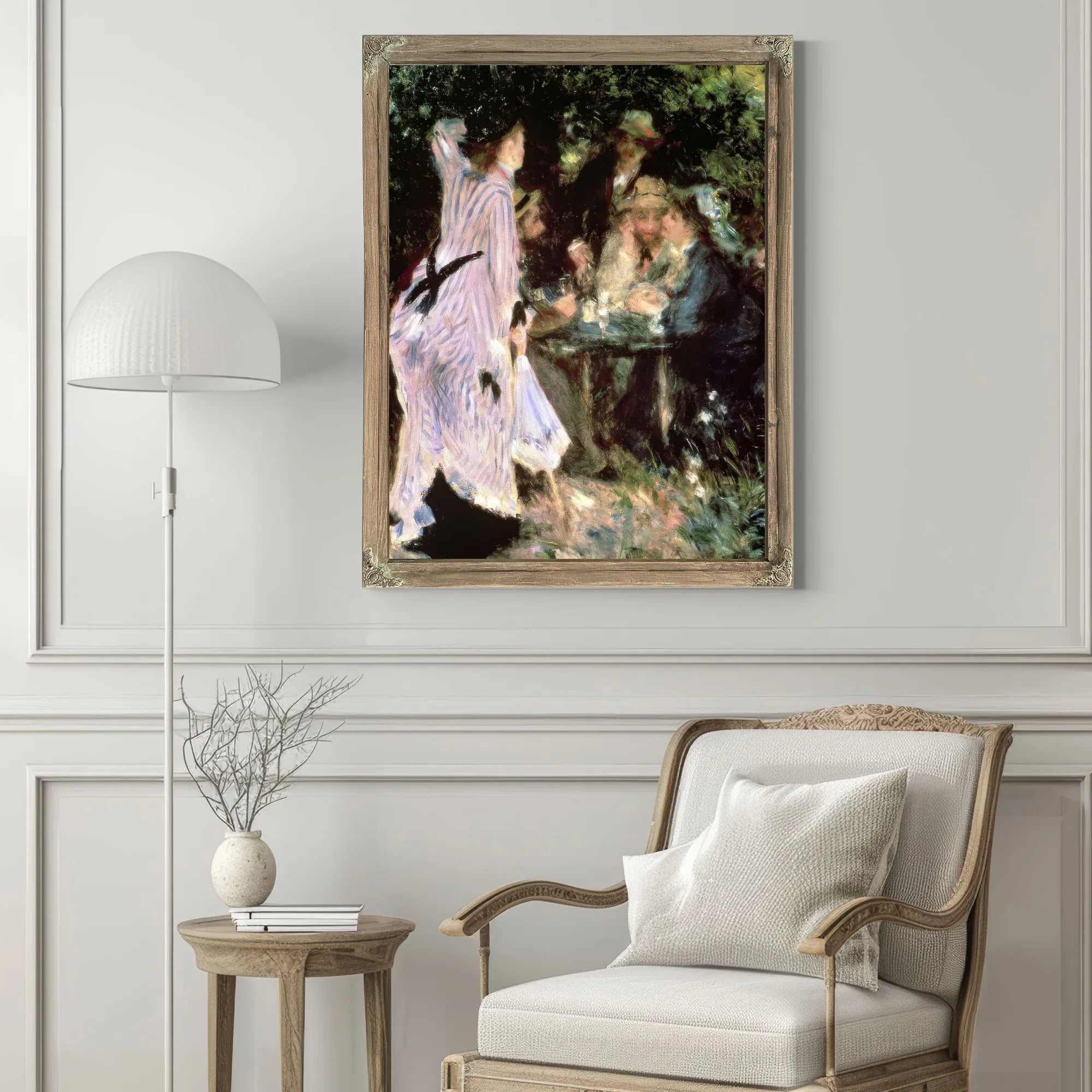 In The Garden, Or Under The Trees Of The Moulin De La Galette By Pierre Auguste Renoir Fine Art Print