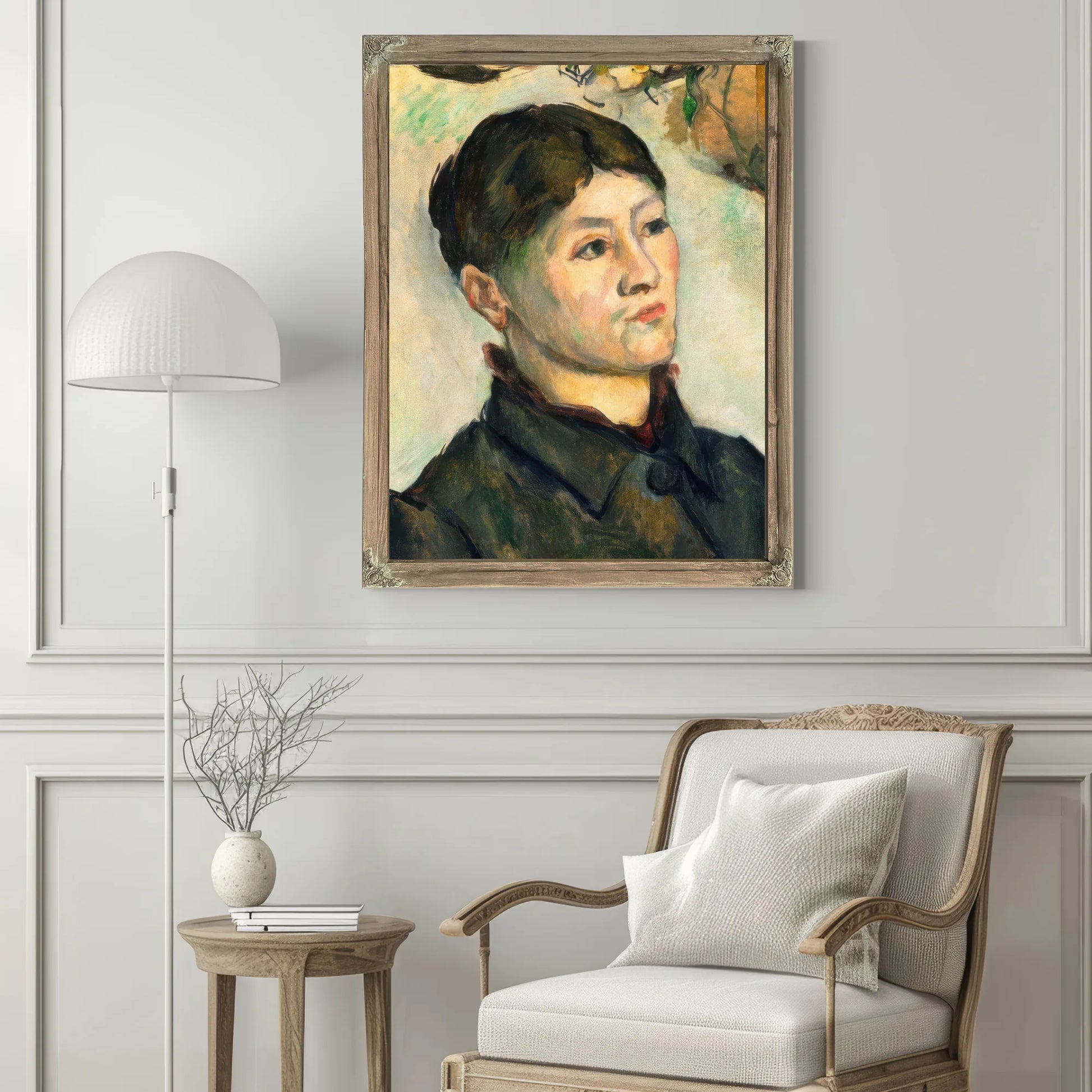 Madame Cezanne By Paul Cezanne Fine Art Print