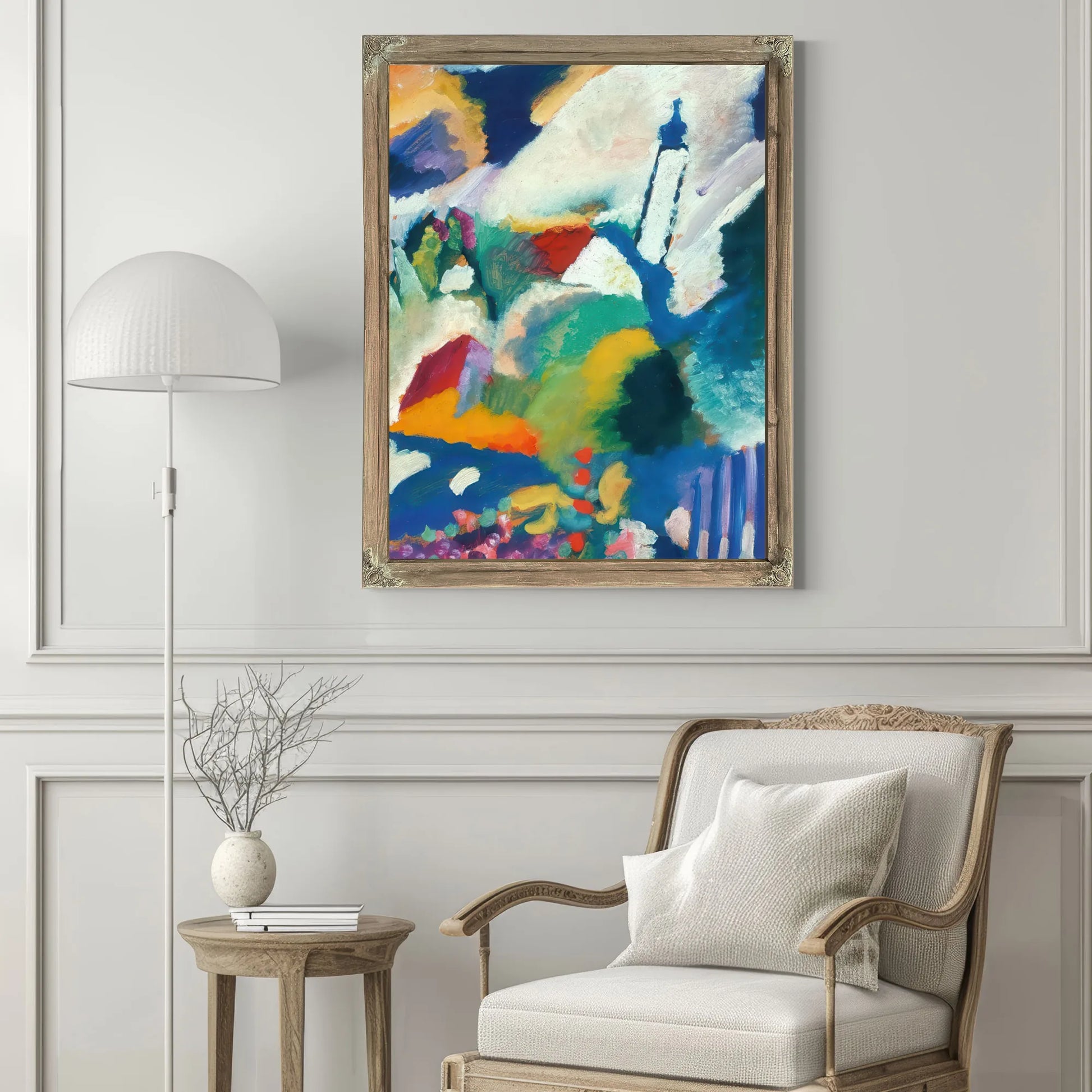 Church In Murnau By Wassily Kandinsky Fine Art Print