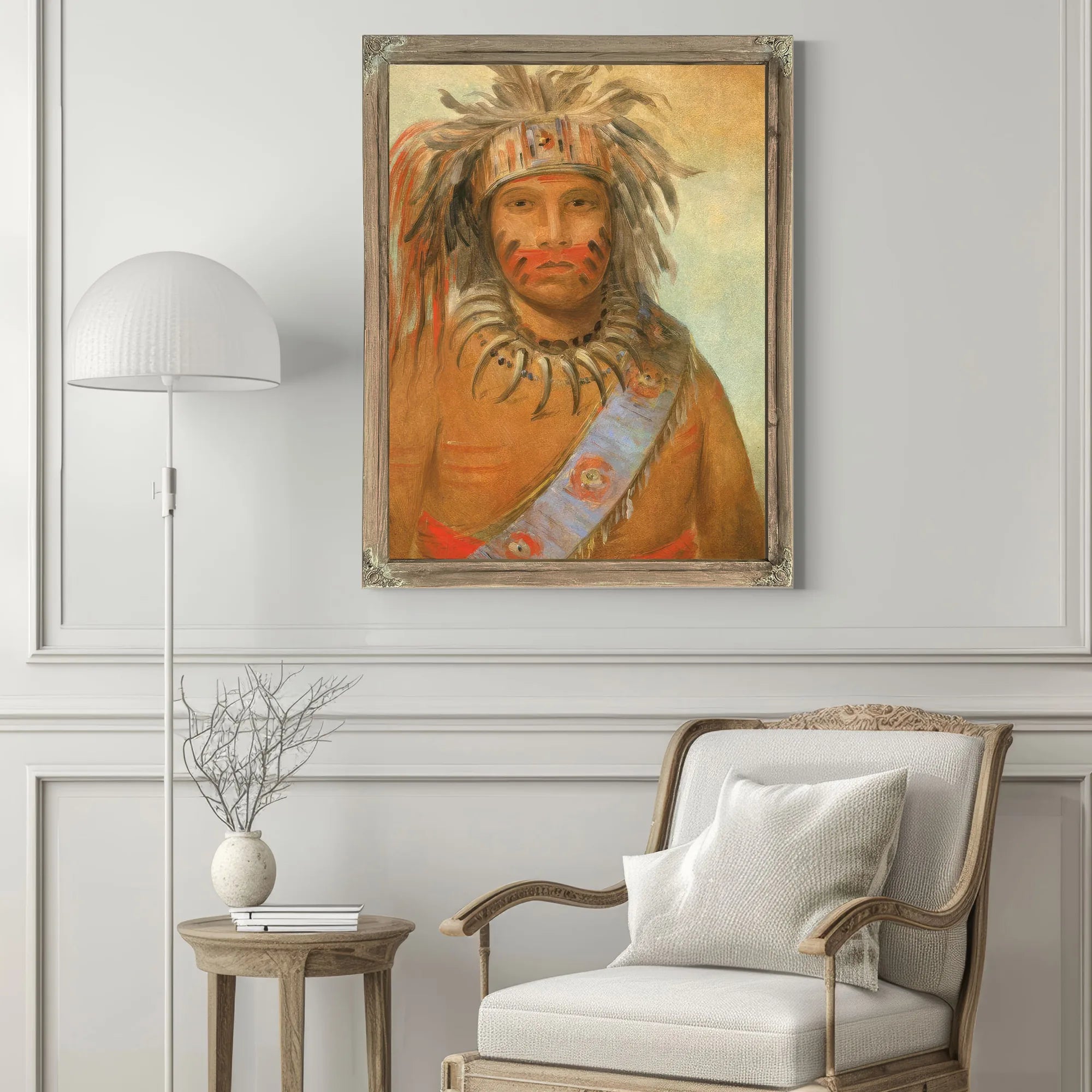 Au Nim Muck Kwa Um, Tempest Bird By George Catlin Fine Art Print