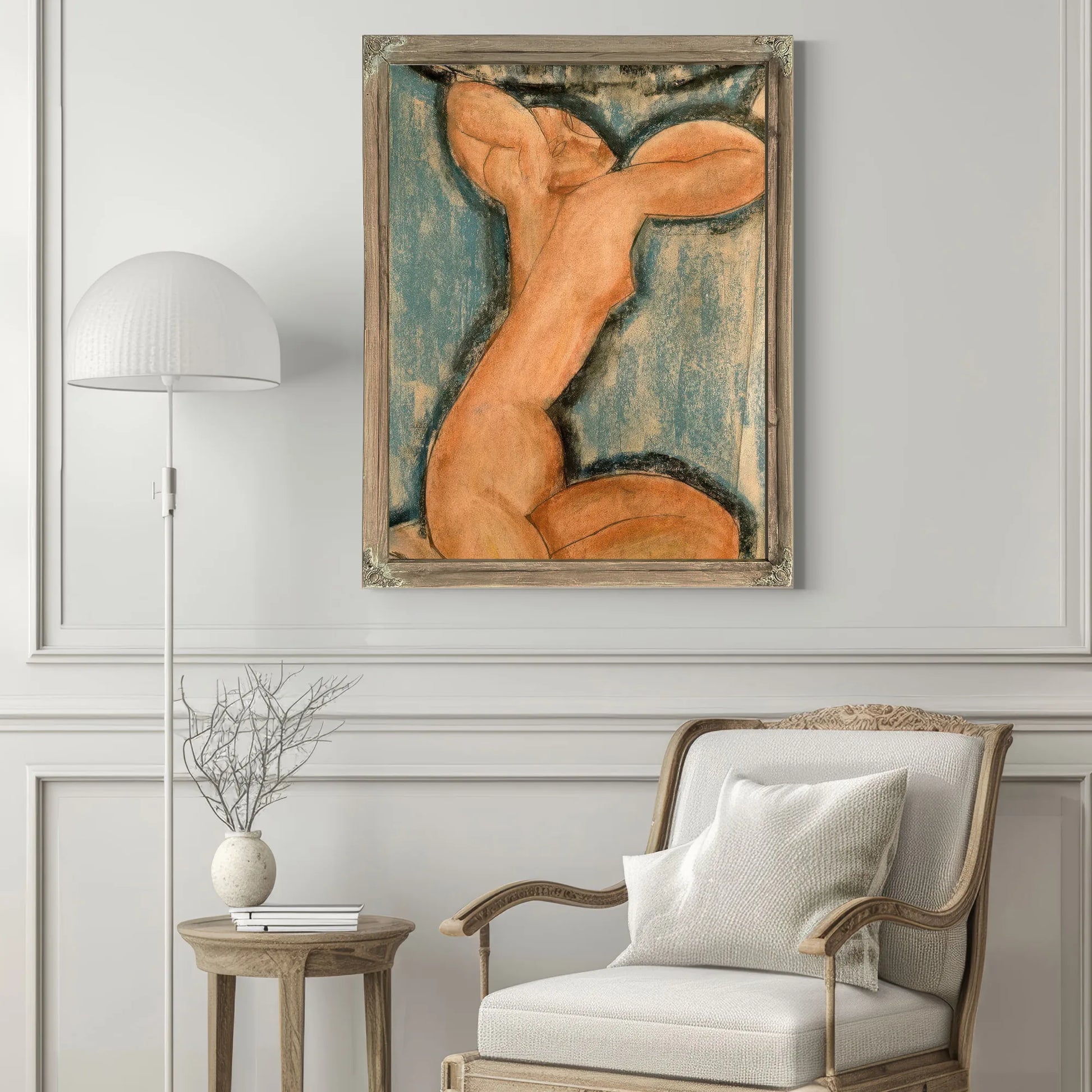 Caryatidb By Amedeo Modigliani Fine Art Print