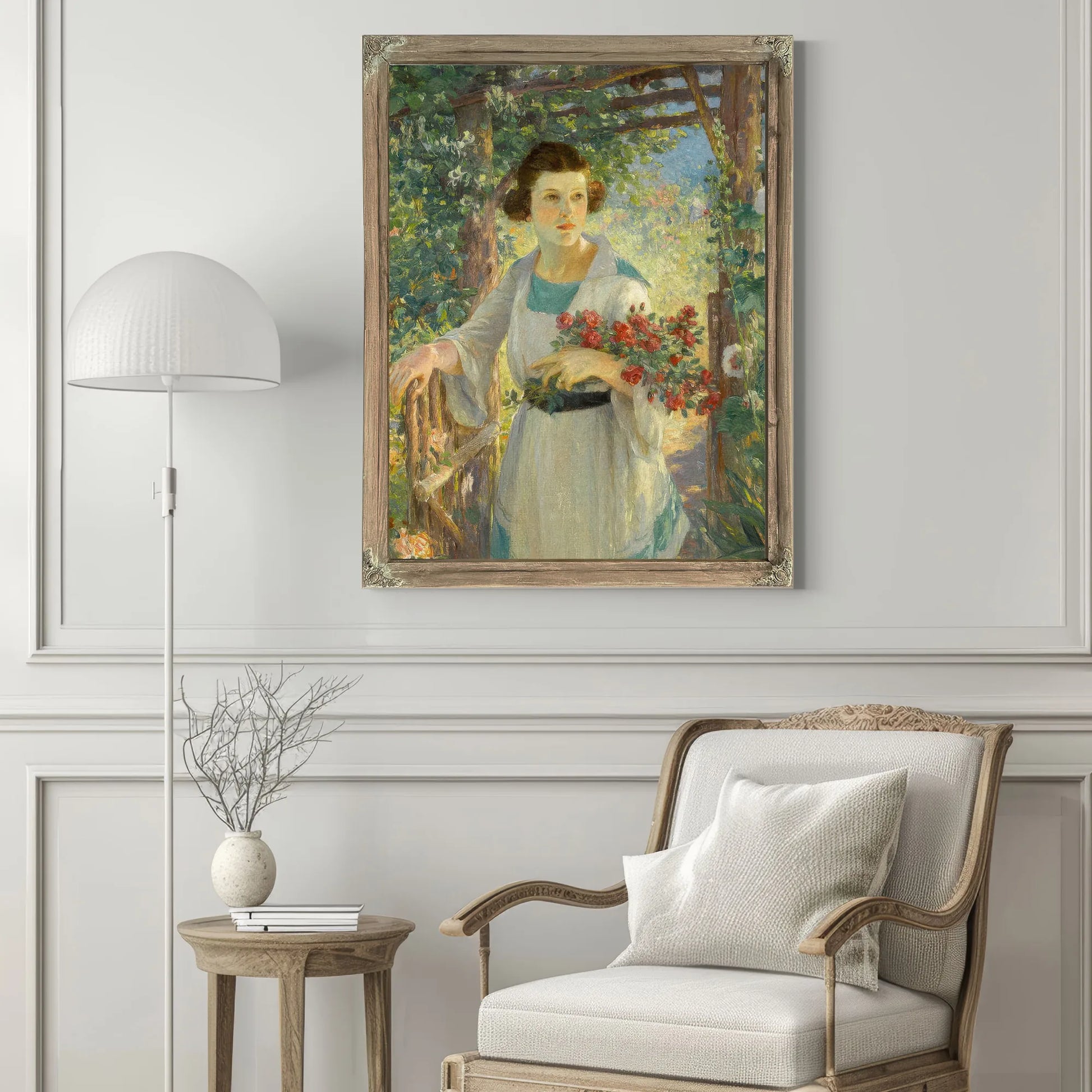 The Rustic Gate By Colin Campbell Cooper Fine Art Print