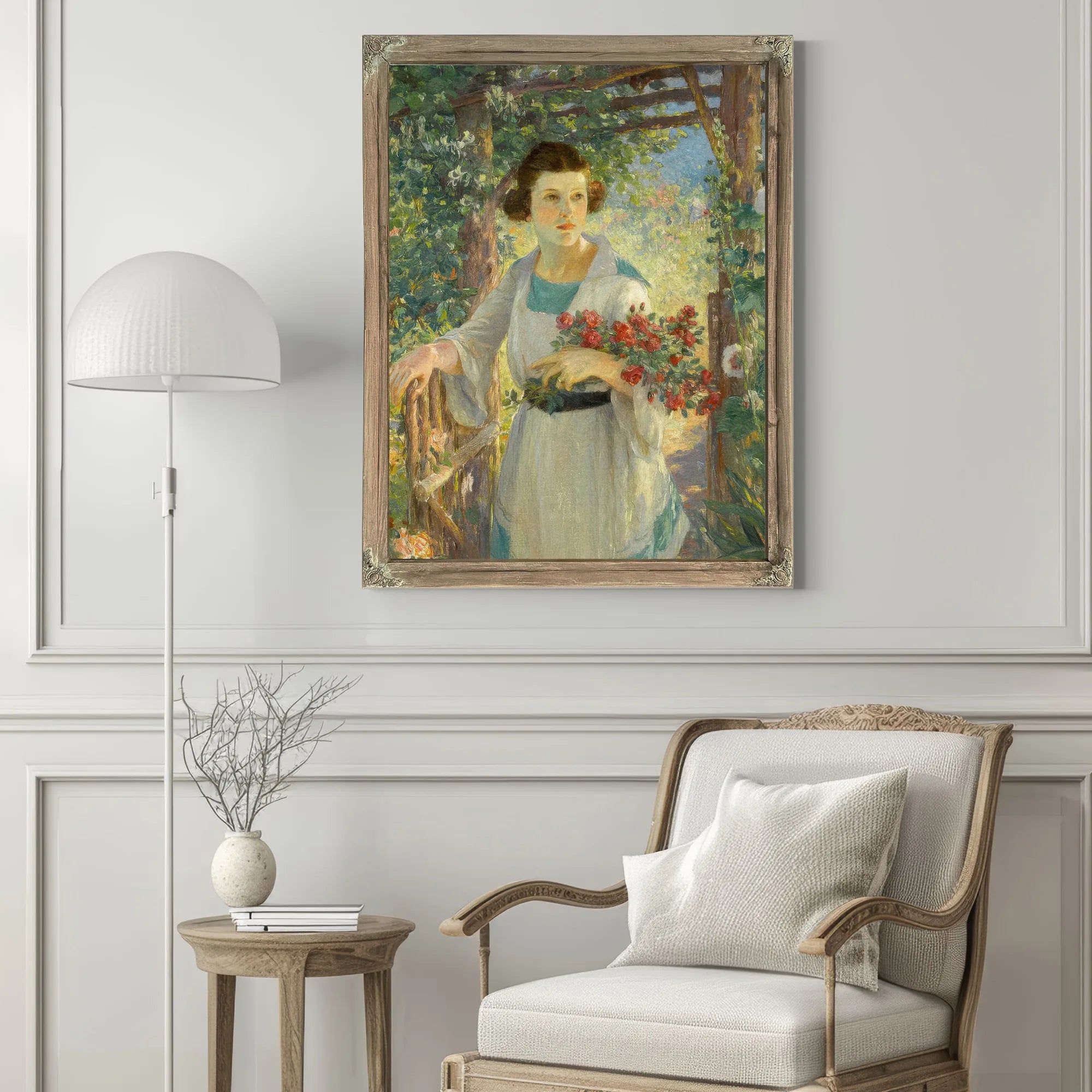 The Rustic Gate By Colin Campbell Cooper Fine Art Print
