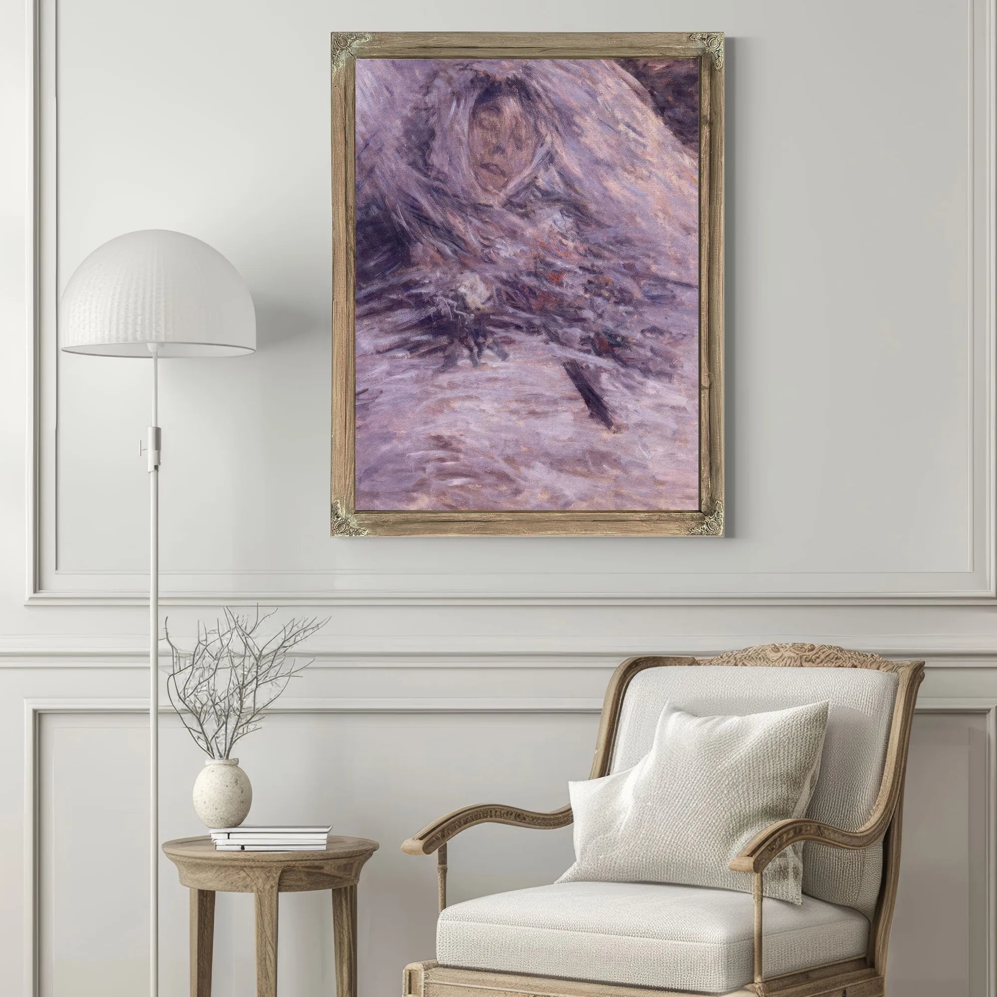Camille Monet Sur Son Lit De Mort 2 By Claude Monet Fine Art Print