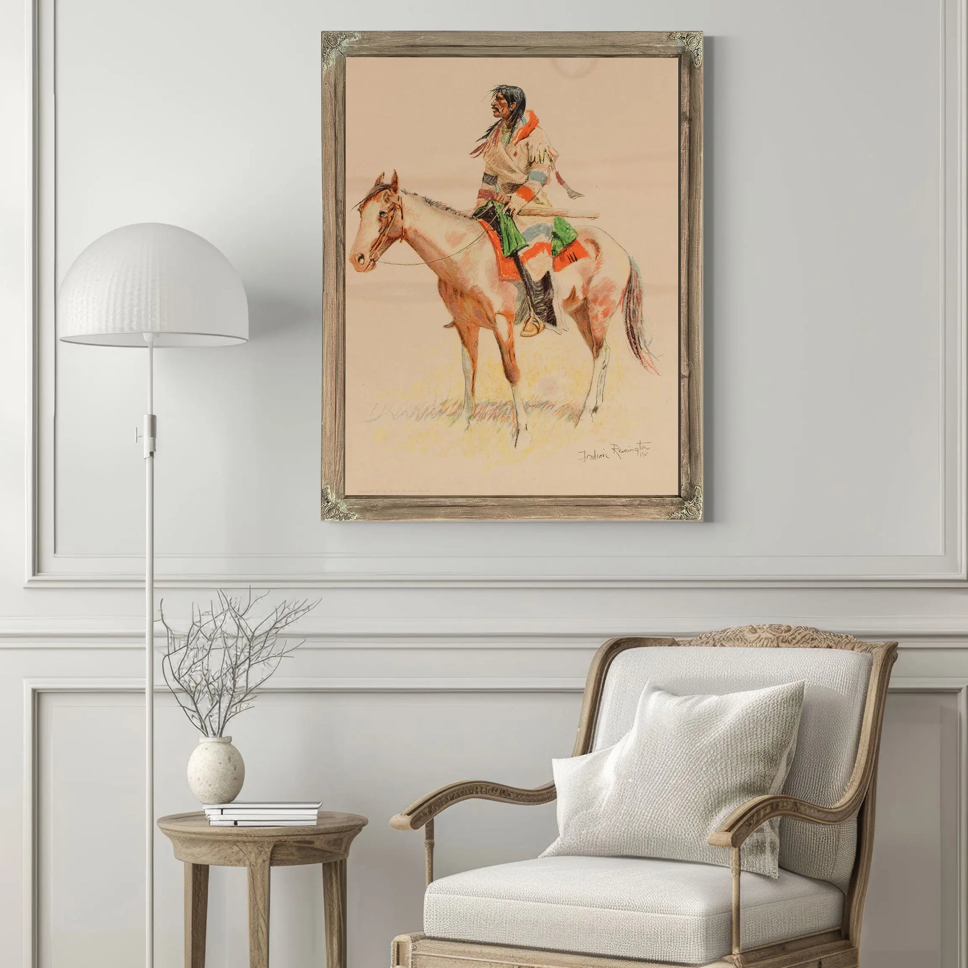 Half Breed by Frederic Remington