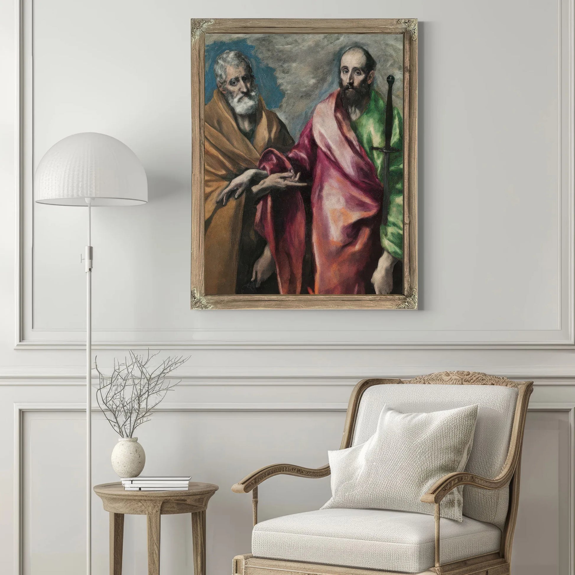 Sant Pere I Sant Pau By El Greco Fine Art Print