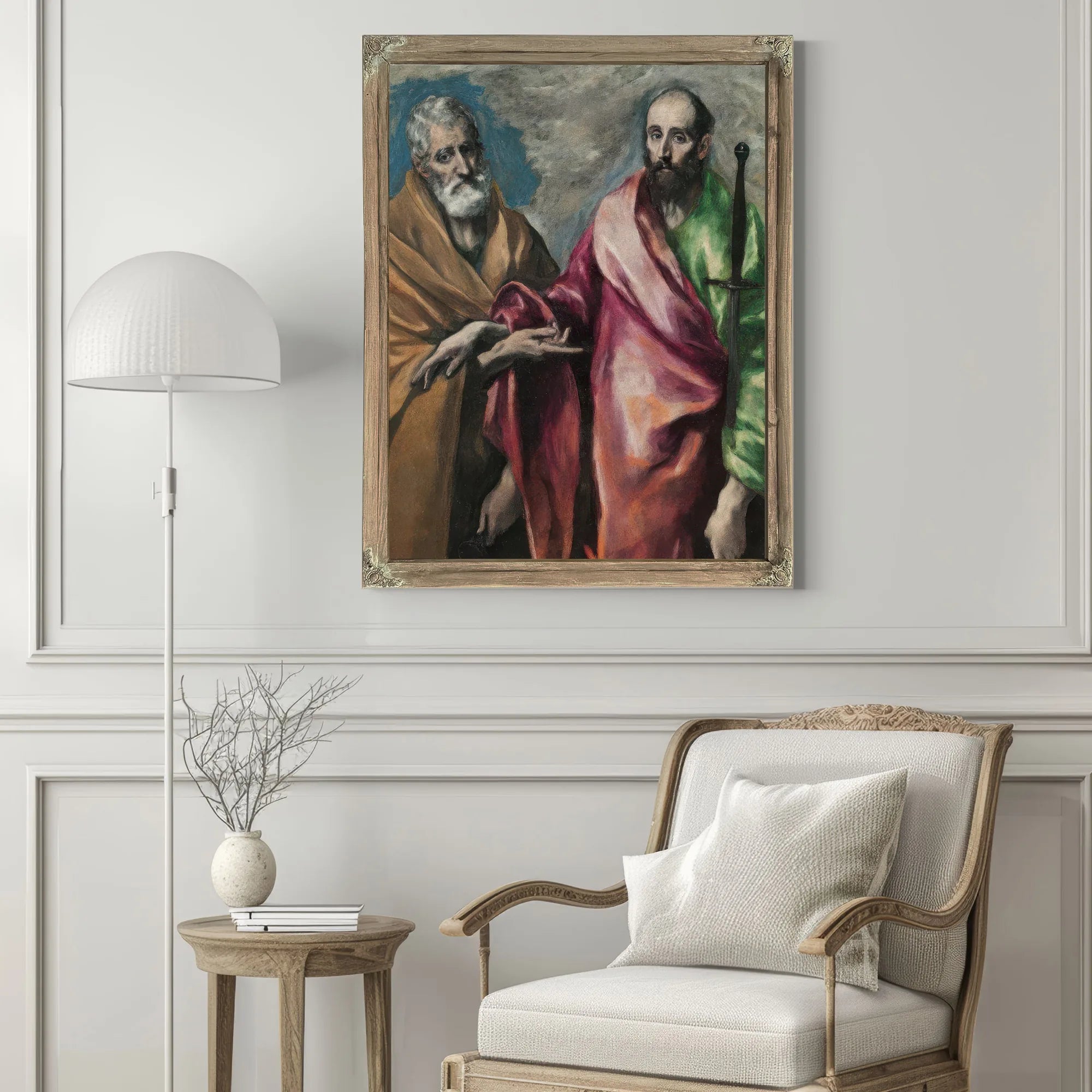 Sant Pere I Sant Pau By El Greco Fine Art Print