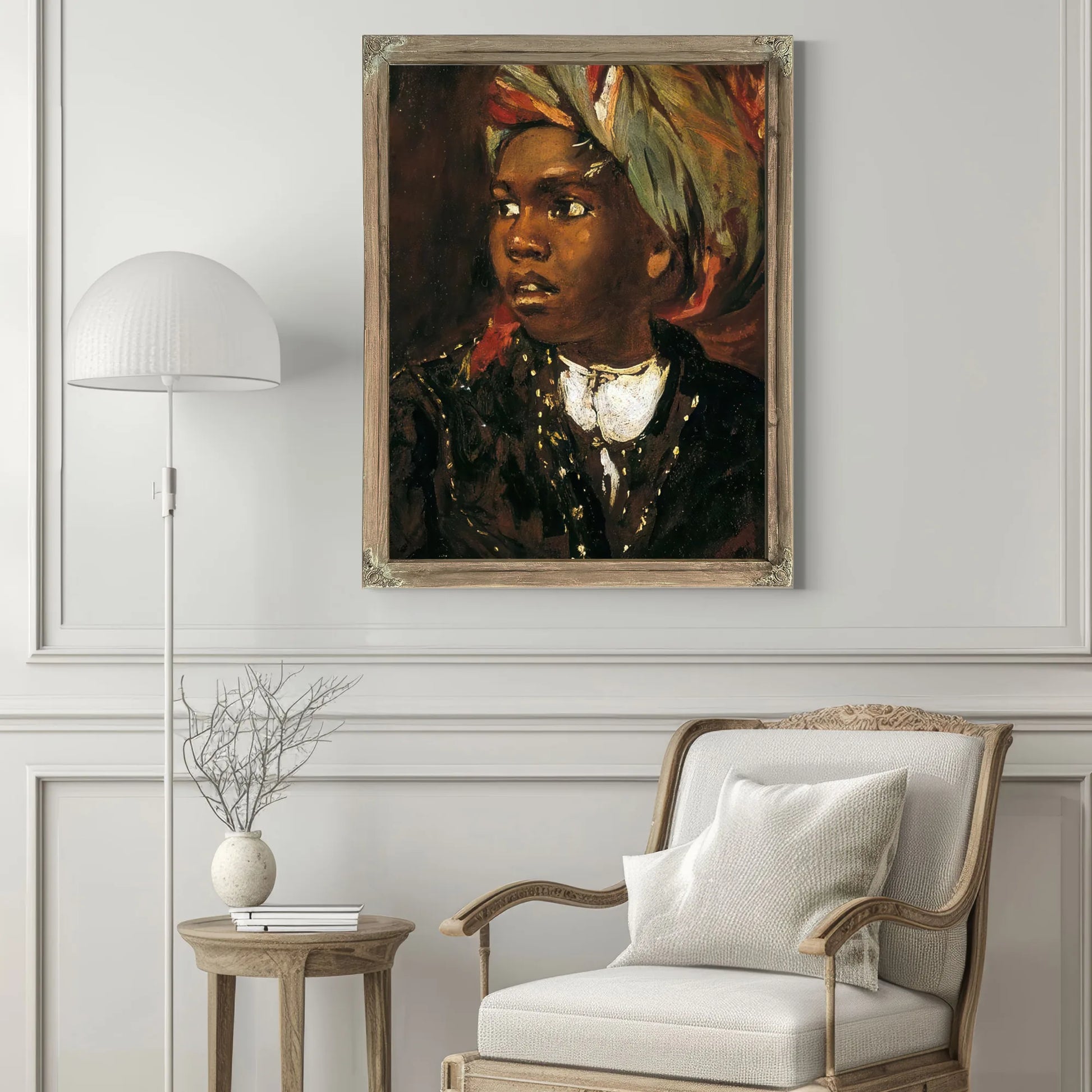 Study Of A Black Boy By William Etty Fine Art Print