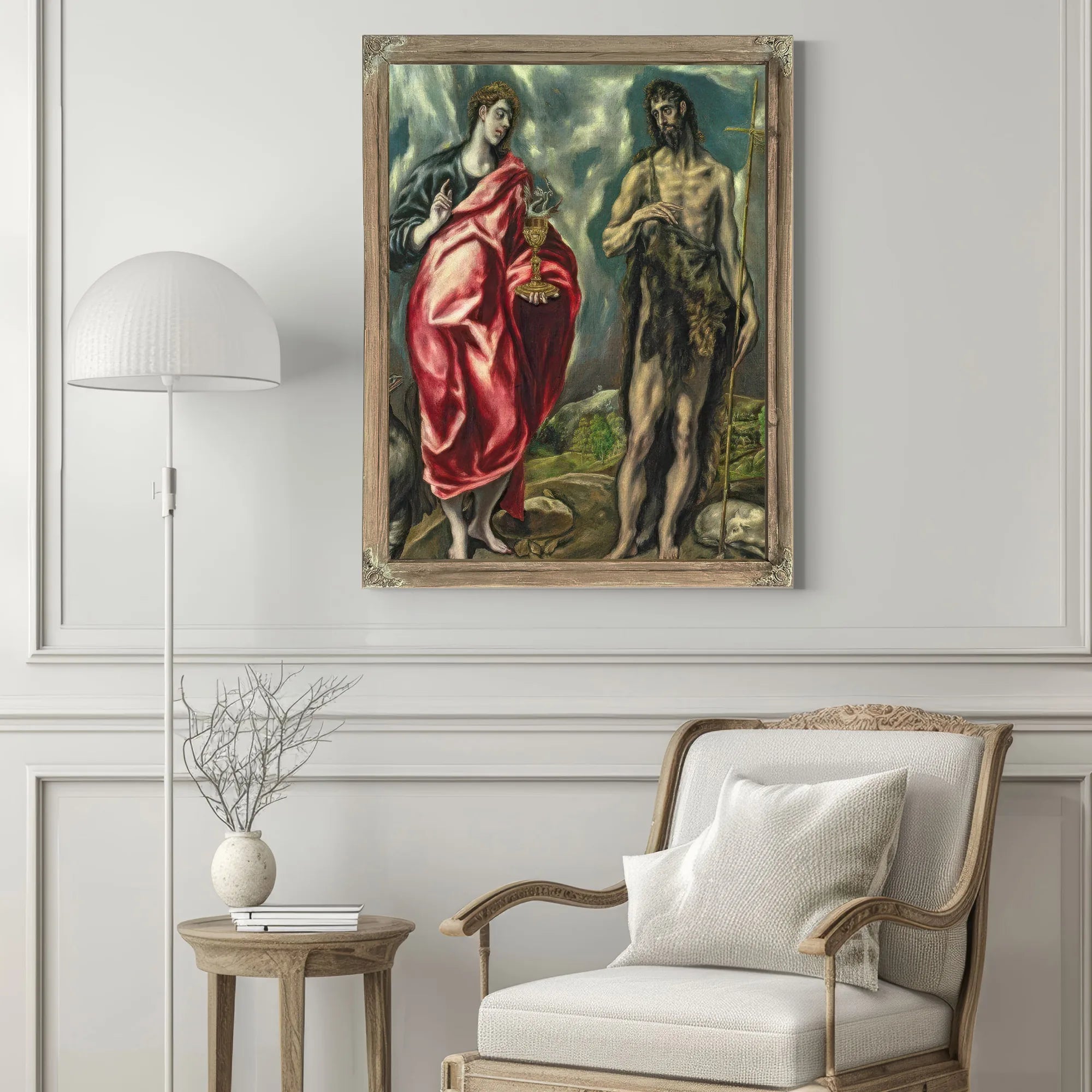 St John The Evangelist And St. John The Baptist By El Greco Fine Art Print