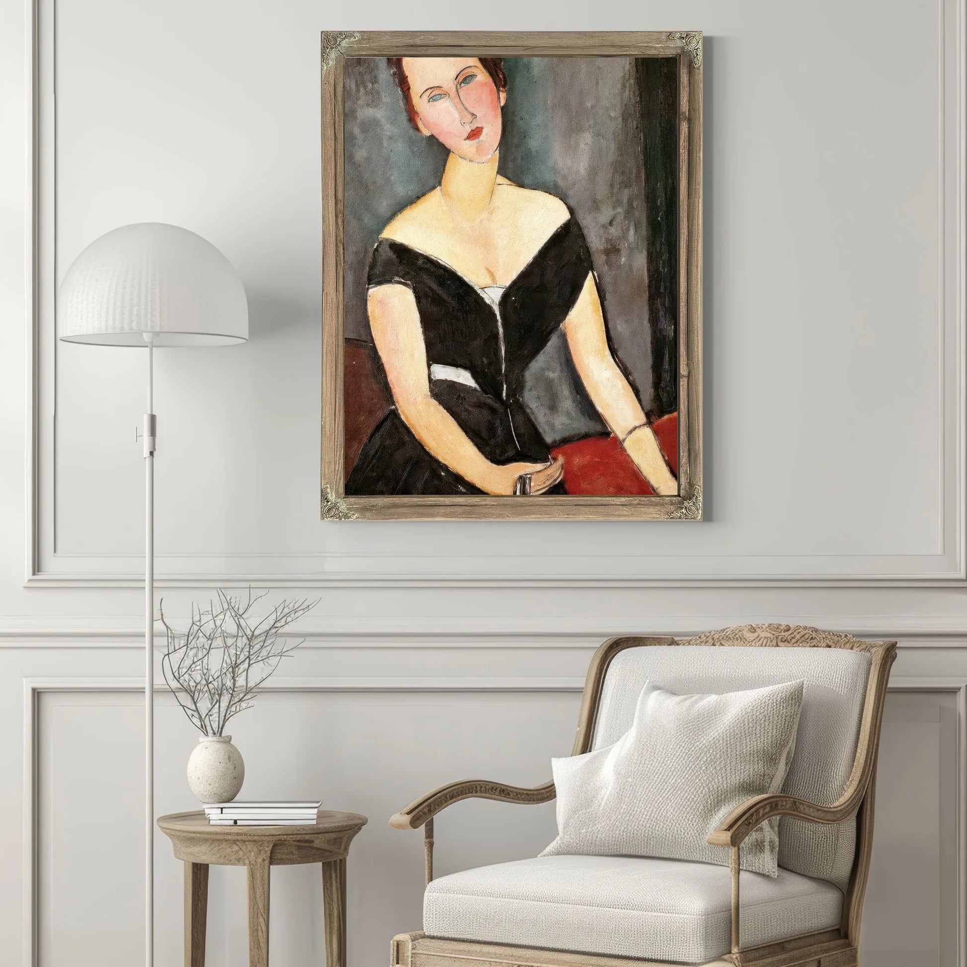 Madame G. Van Muyden By Amedeo Modigliani Fine Art Print