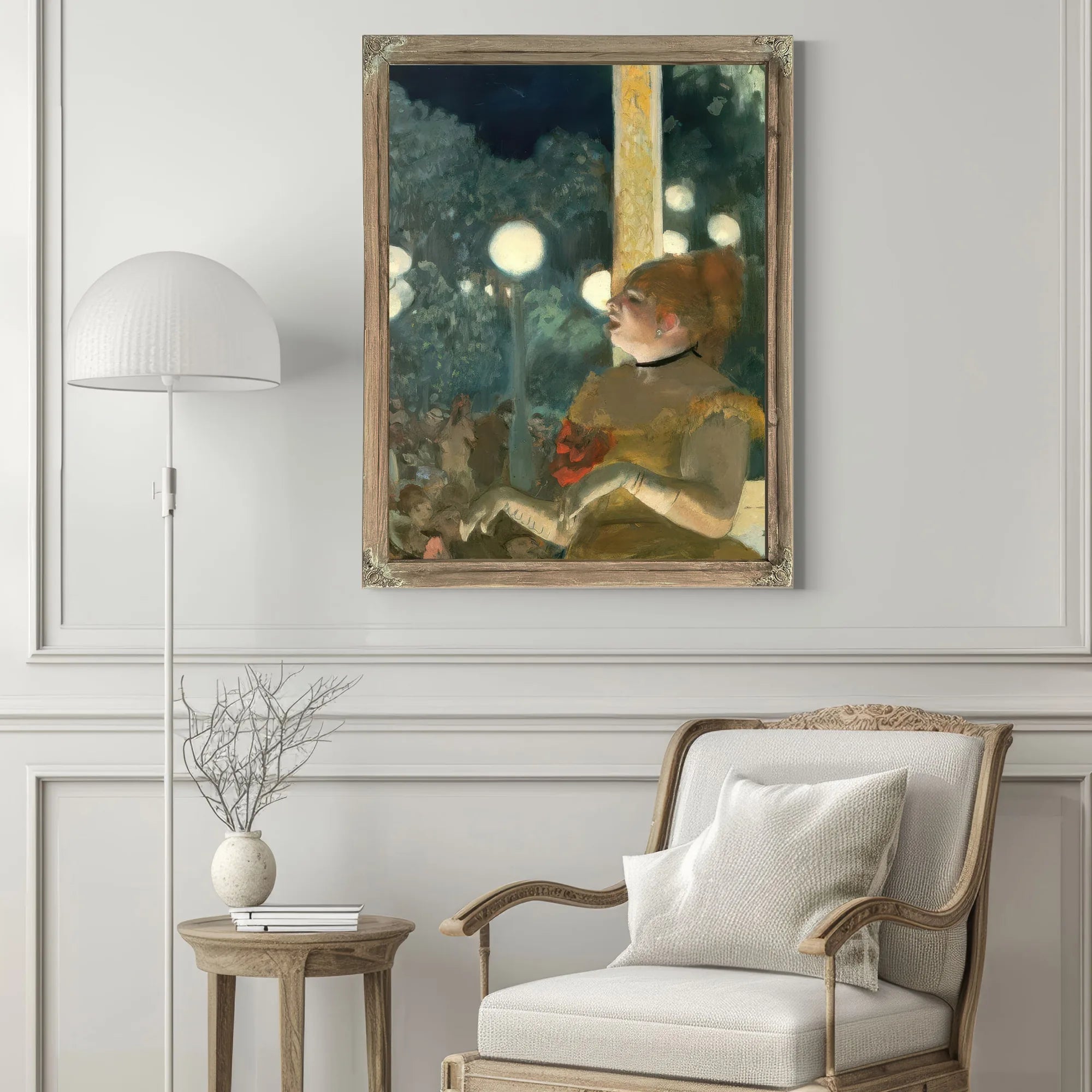 Cafe Concert The Song Of The Dog By Edgar Degas Fine Art Print
