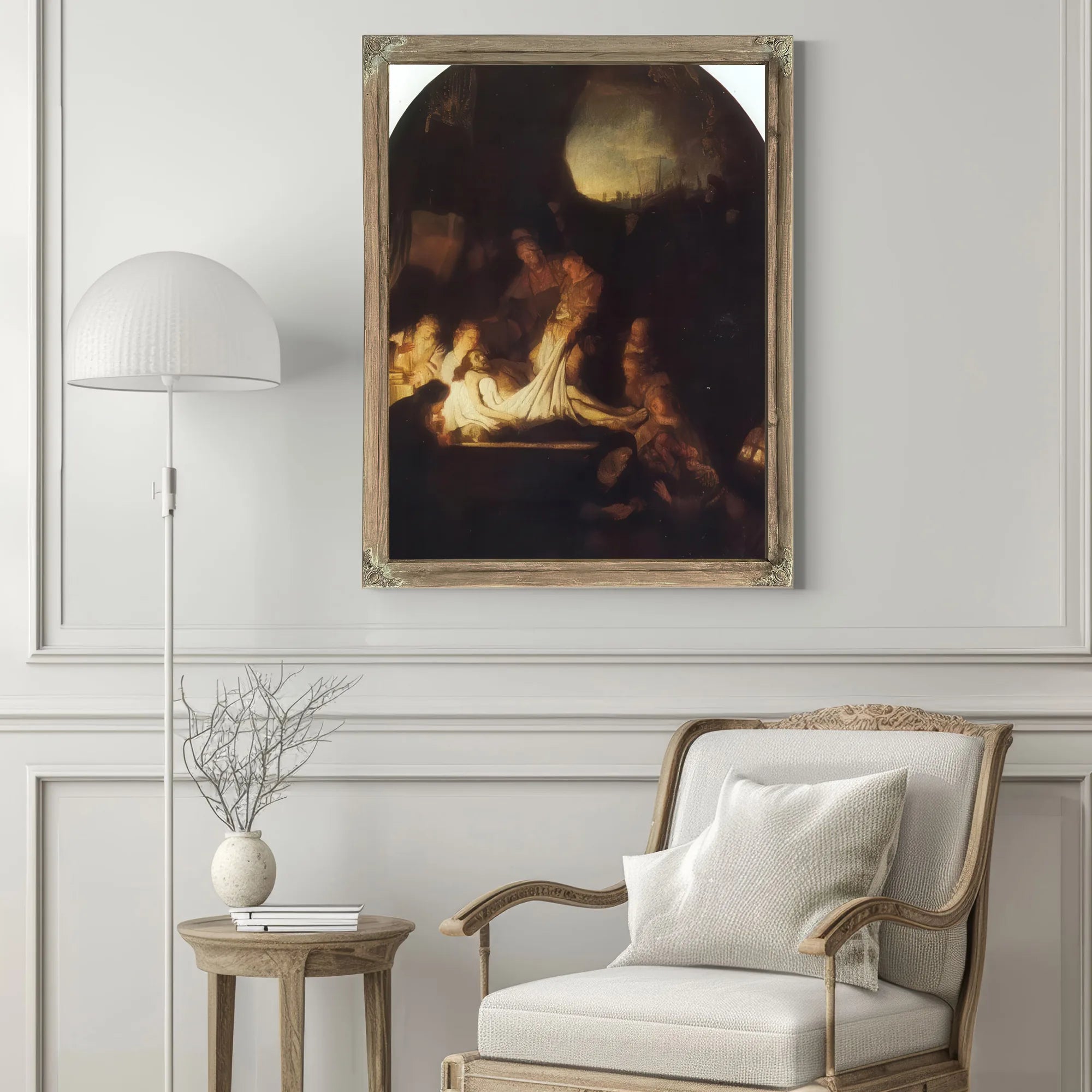 The Entombment Of Christ By Rembrandt Fine Art Print