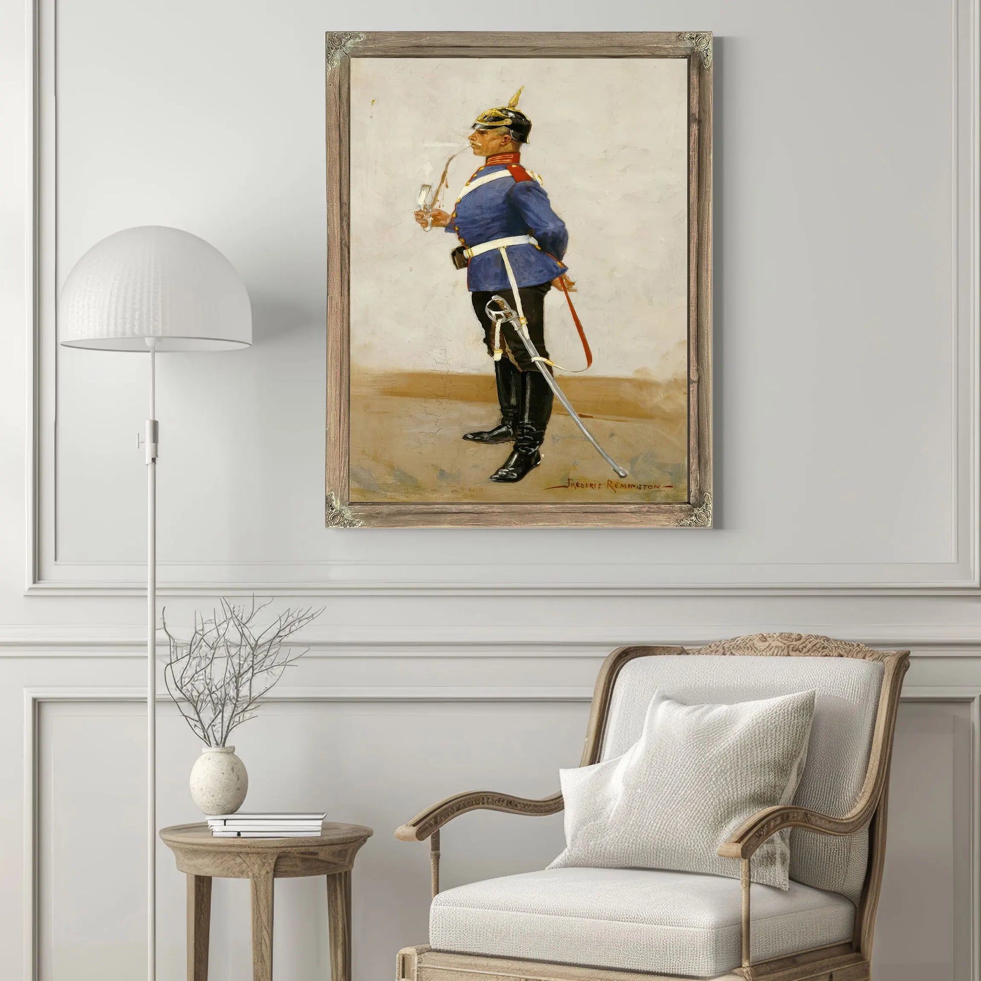 Infantry Officer Full Dress by Frederic Remington