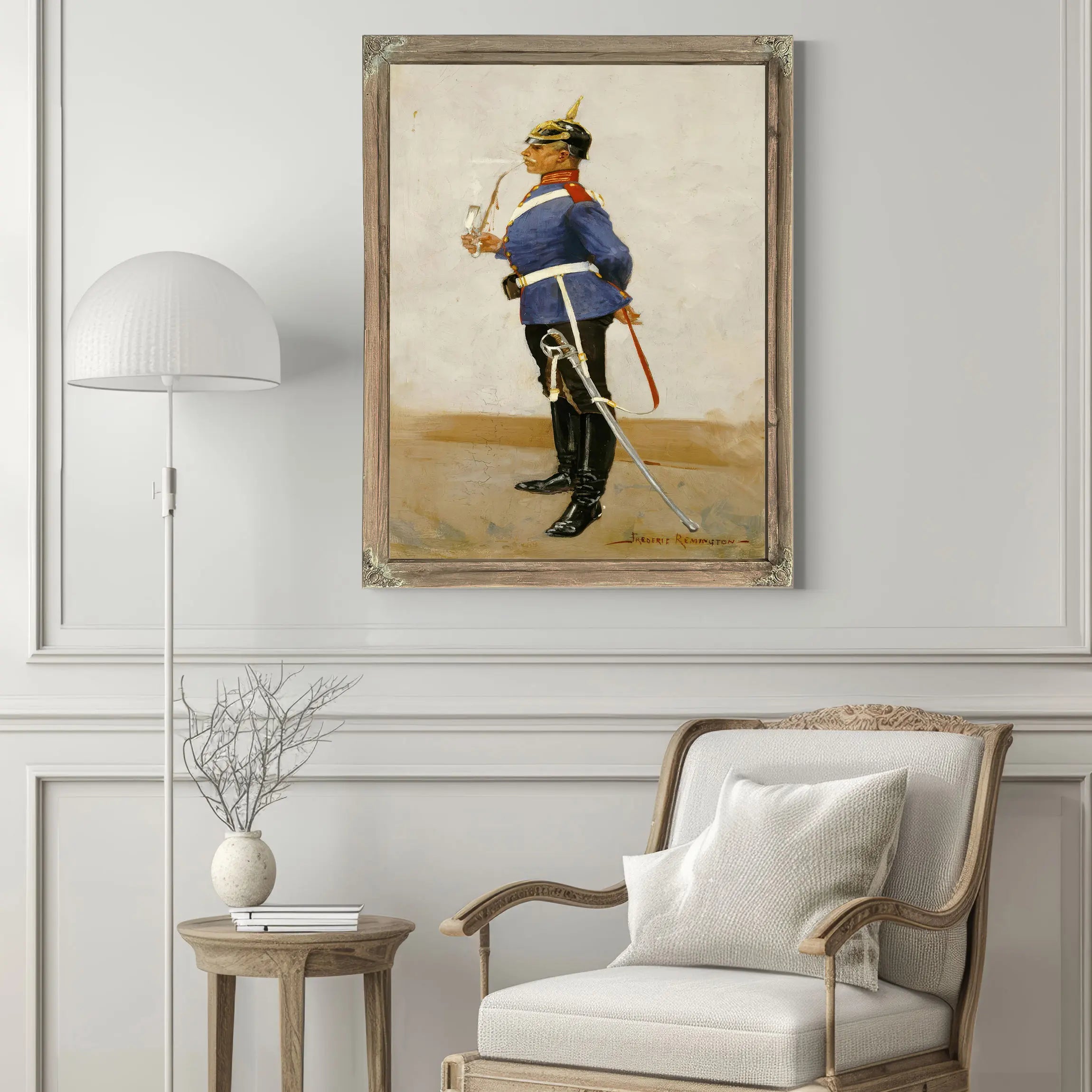 Infantry Officer Full Dress by Frederic Remington