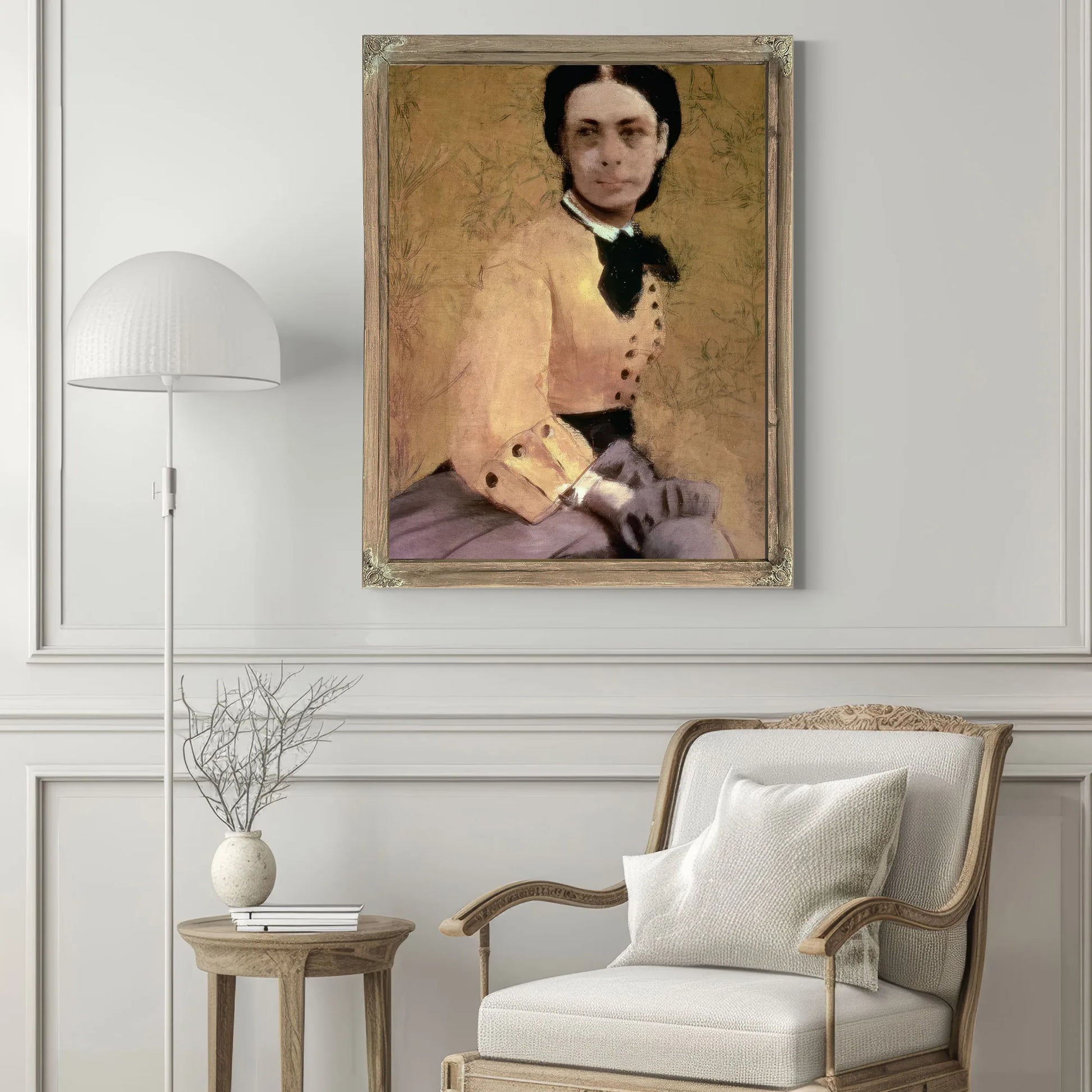 Portrait Of Princess Pauline De Metternich By Edgar Degas Fine Art Print