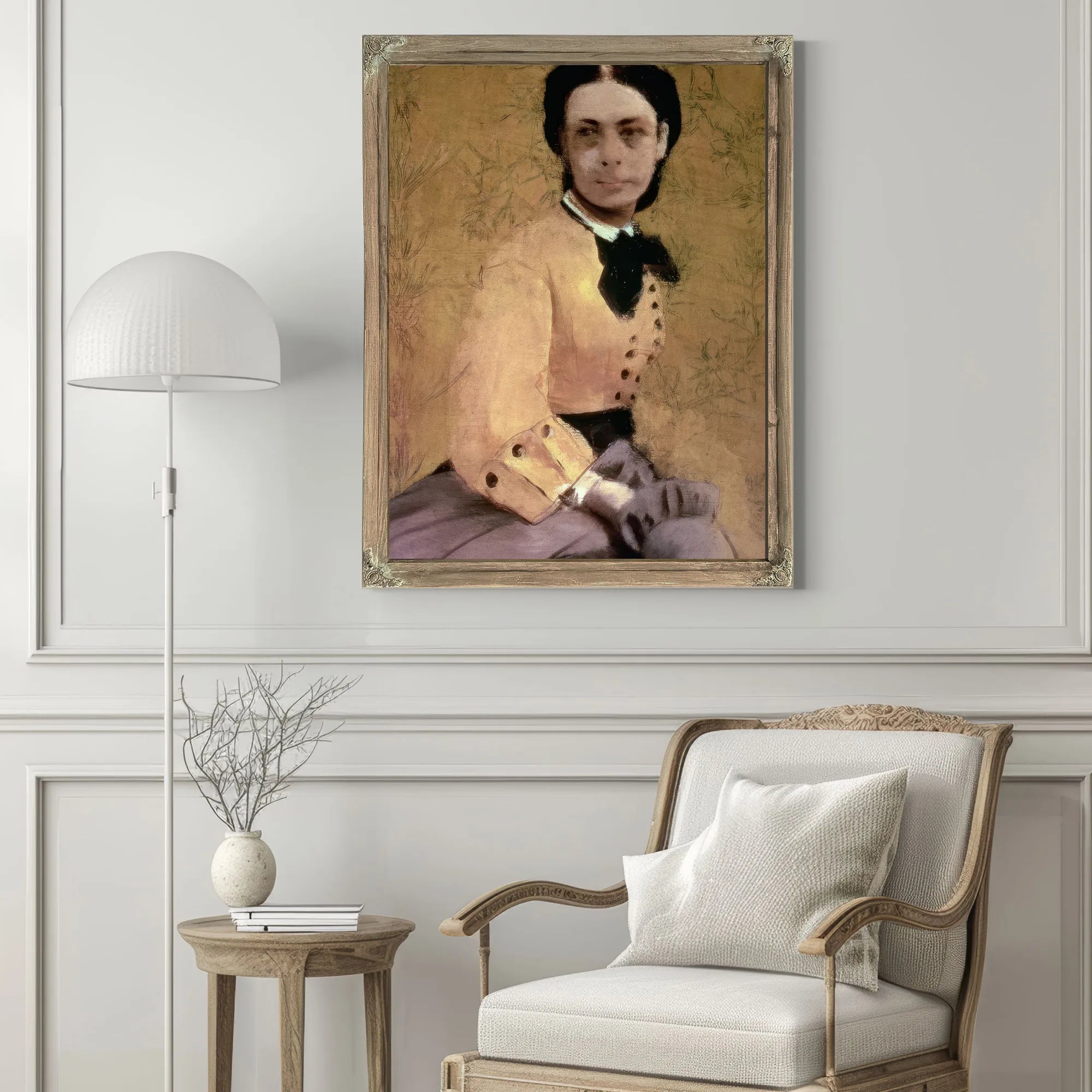 Portrait Of Princess Pauline De Metternich By Edgar Degas Fine Art Print