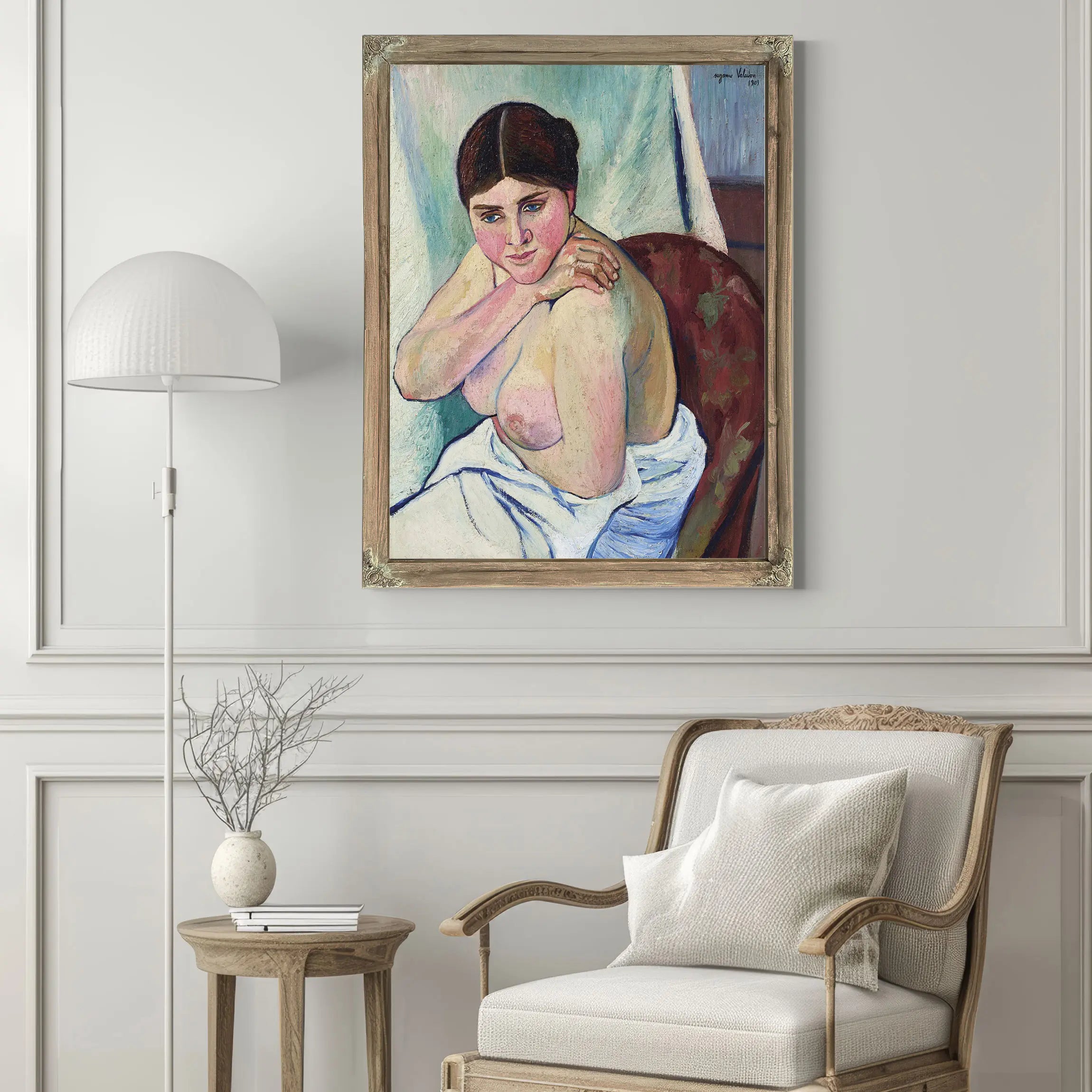 Juliette Assise Au Fauteuil by Suzanne Valadon