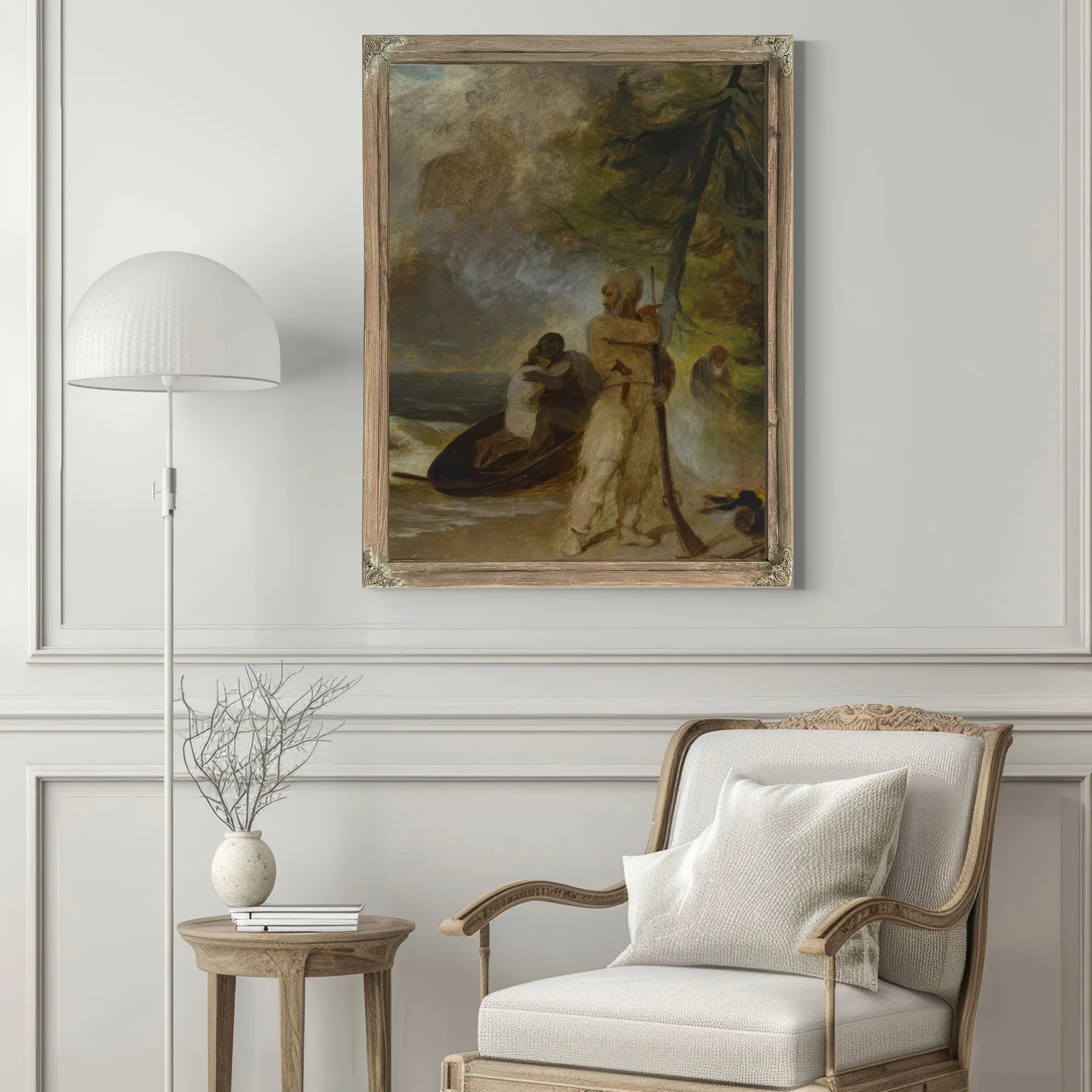 Friday's Father Rescued By Thomas Sully Fine Art Print