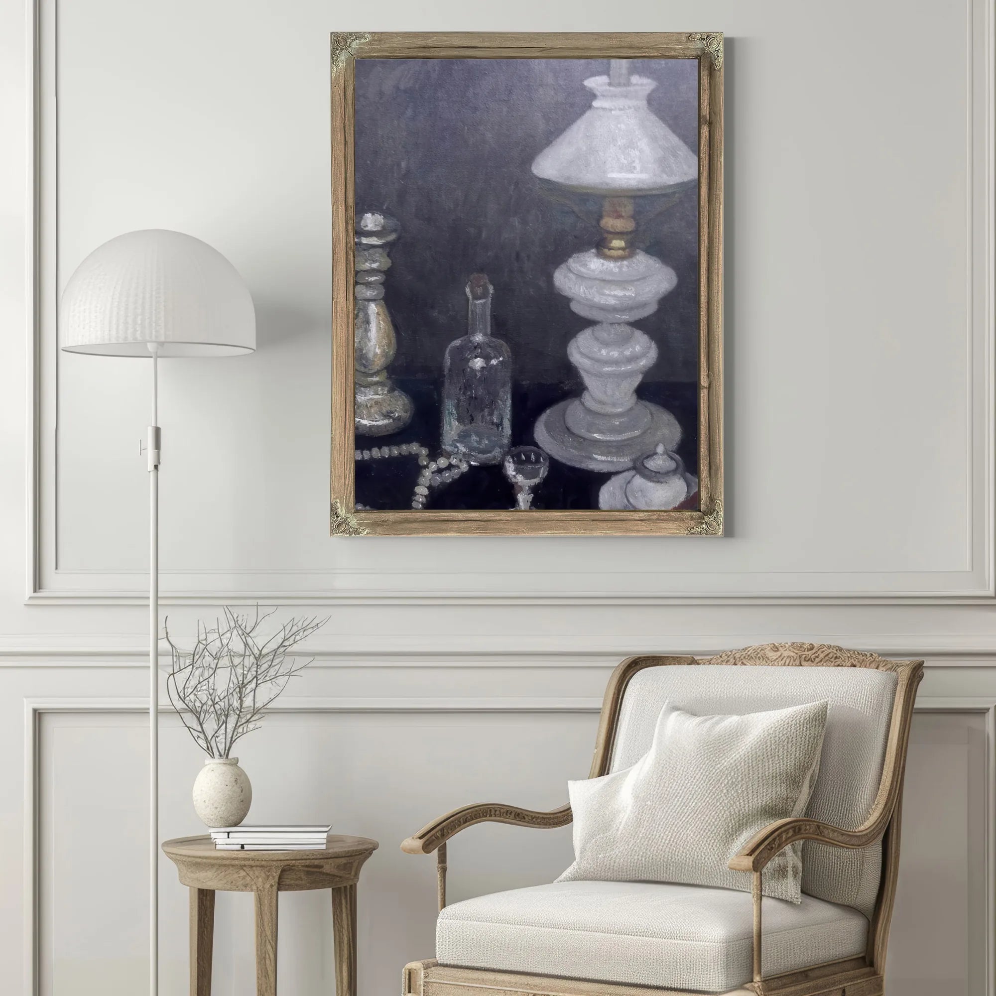 Still Life With White Lamp By Paula Modersohn Becker Fine Art Print