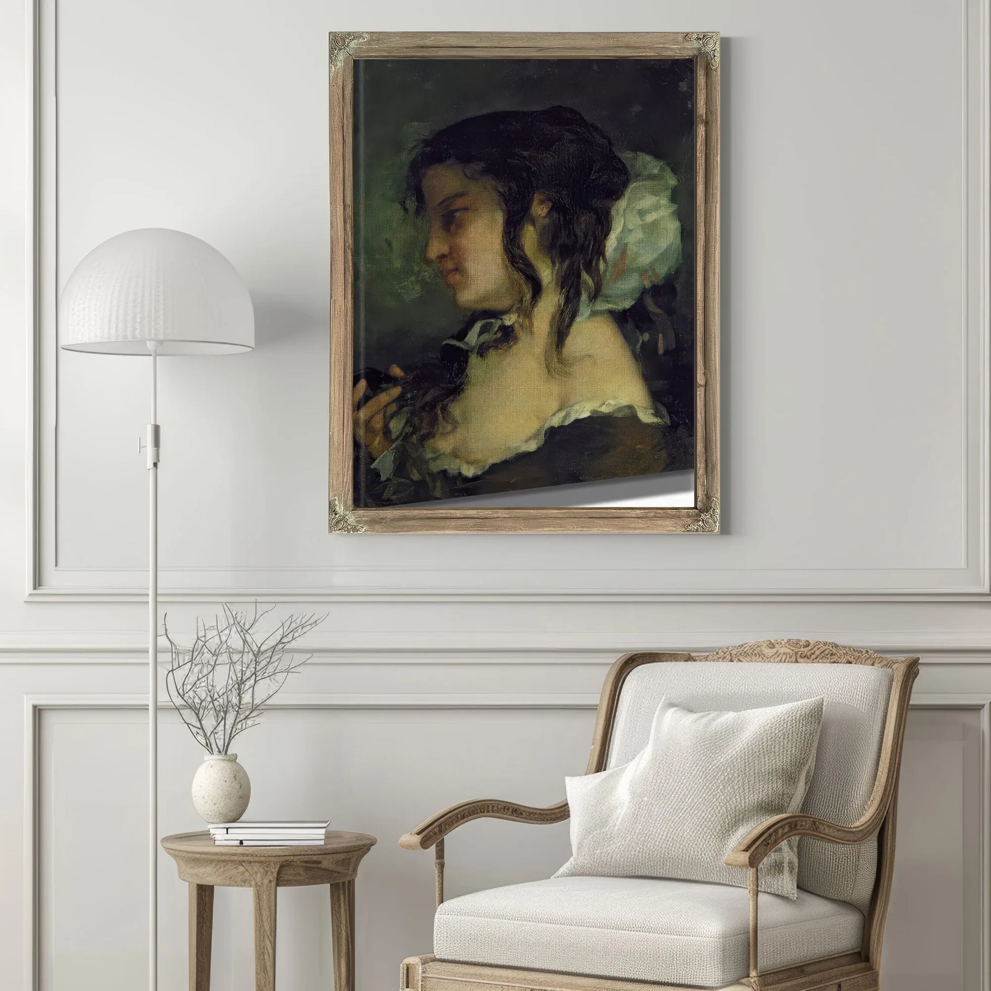 Reflection By Jean Desire Gustave Courbet Fine Art Print