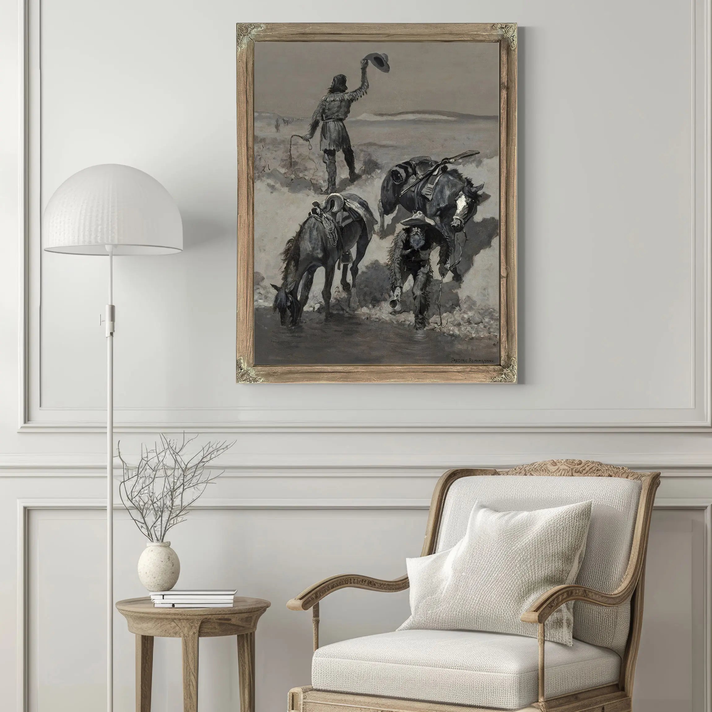 Water by Frederic Remington