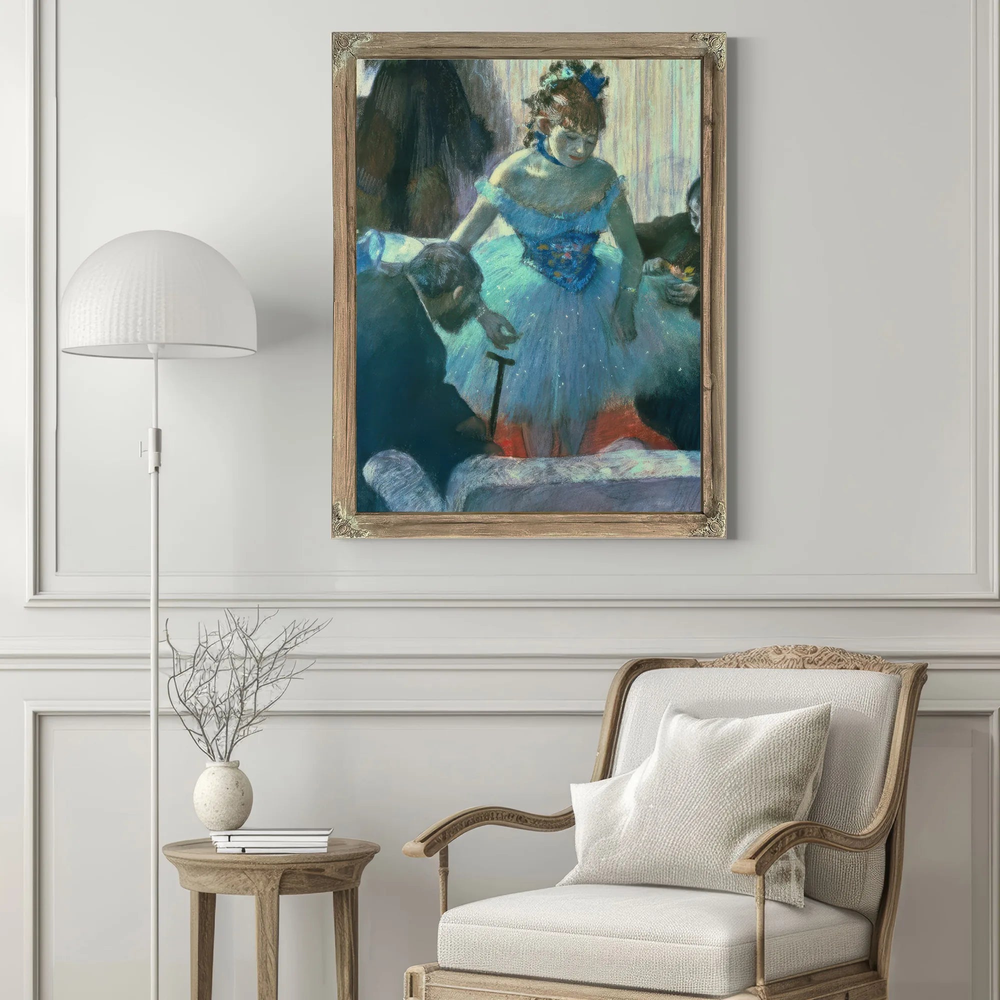 Dancer In Her Dressing Room By Edgar Degas Fine Art Print
