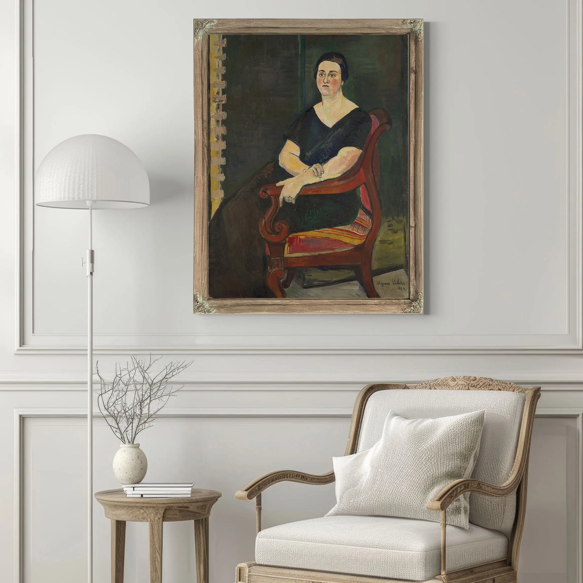 Portrait De Madame Germaine Eisenmann by Suzanne Valadon