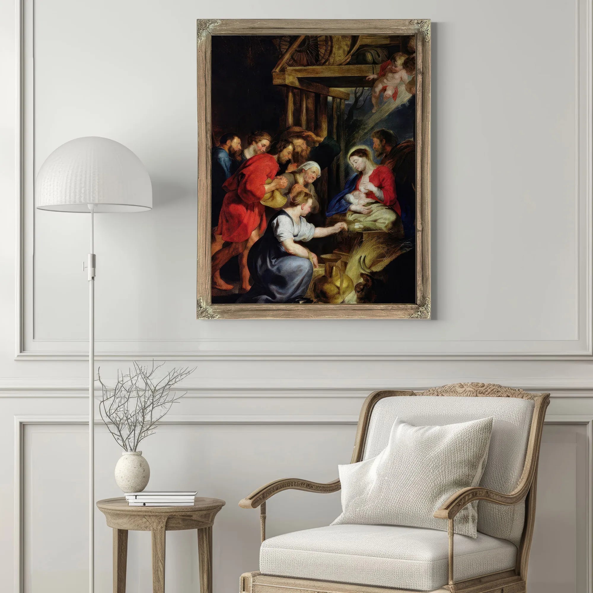 Adoration Of The Shepherds By Peter Paul Rubens Fine Art Print