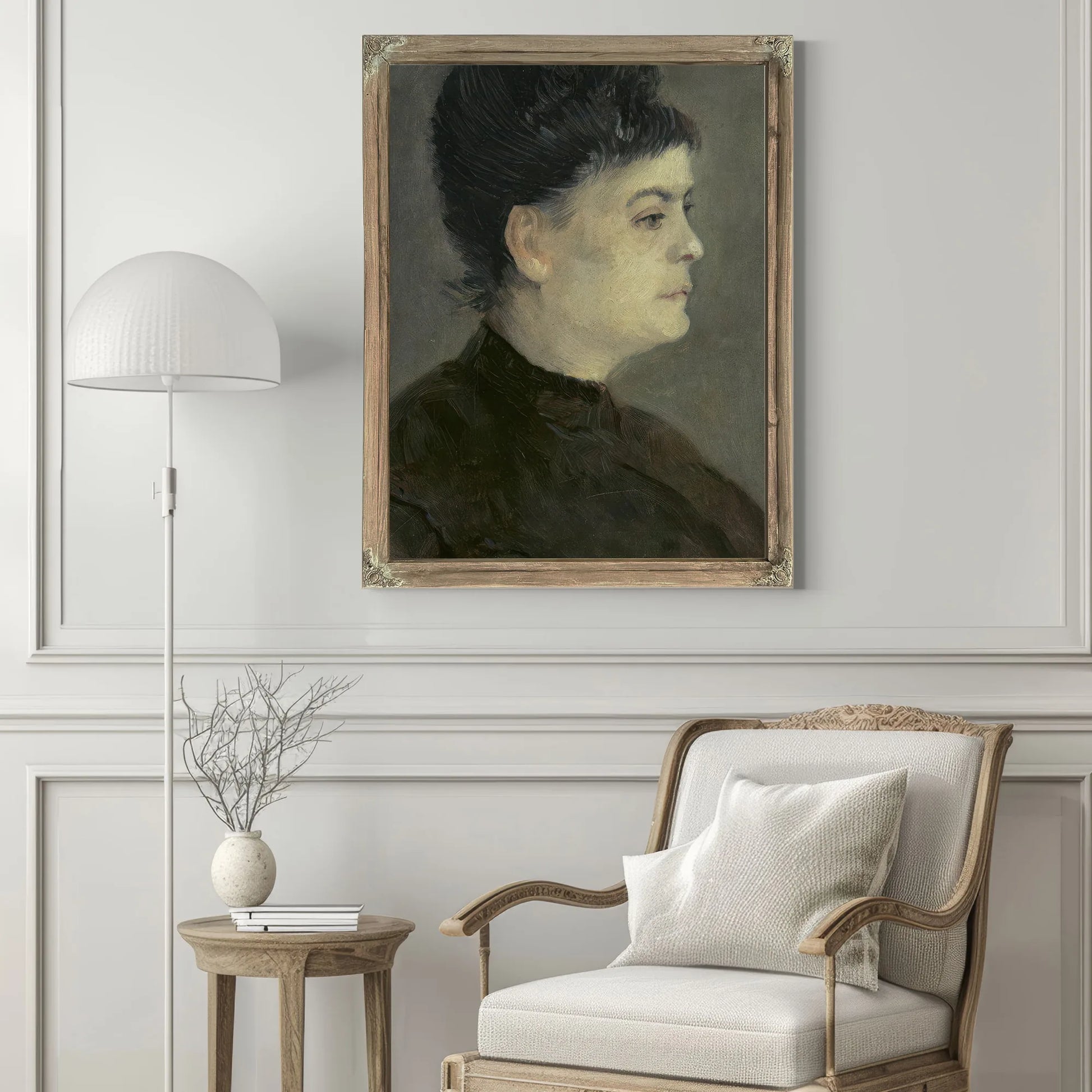 Portrait Of Agostina Segatori By Vincent Van Gogh Fine Art Print