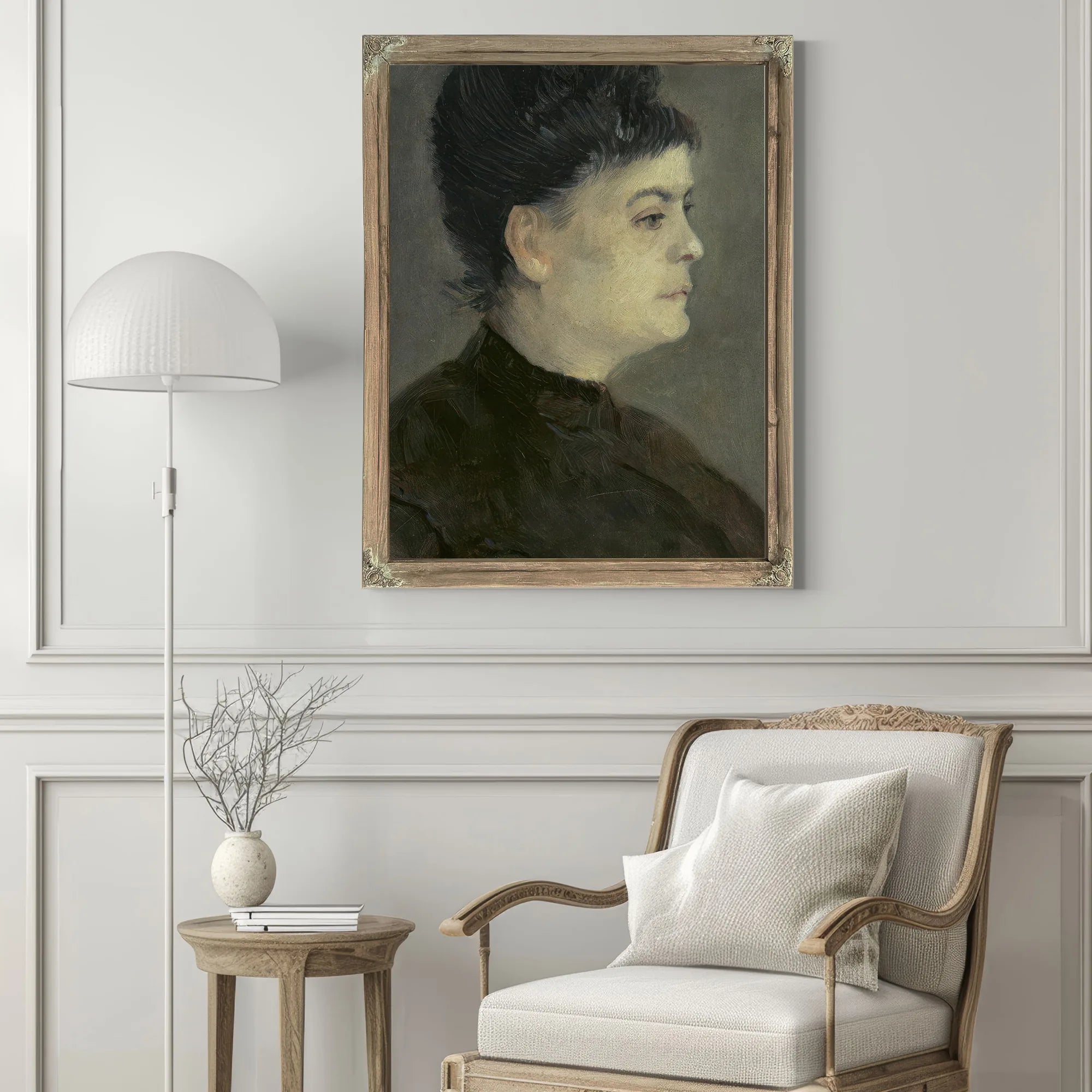 Portrait Of Agostina Segatori By Vincent Van Gogh Fine Art Print