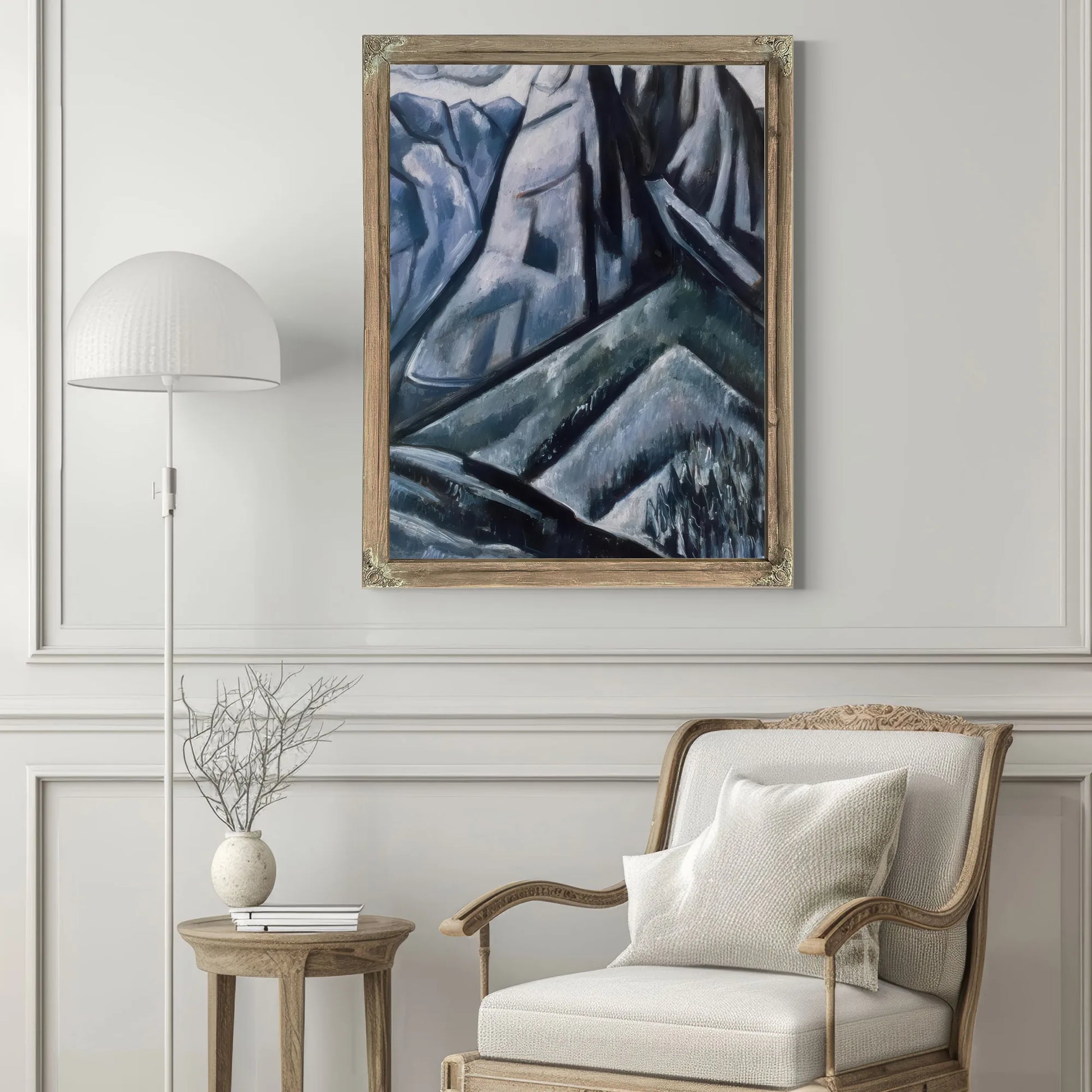 Waxenstein At Hamarsbach Garmicsch Bavaria By Marsden Hartley Fine Art Print