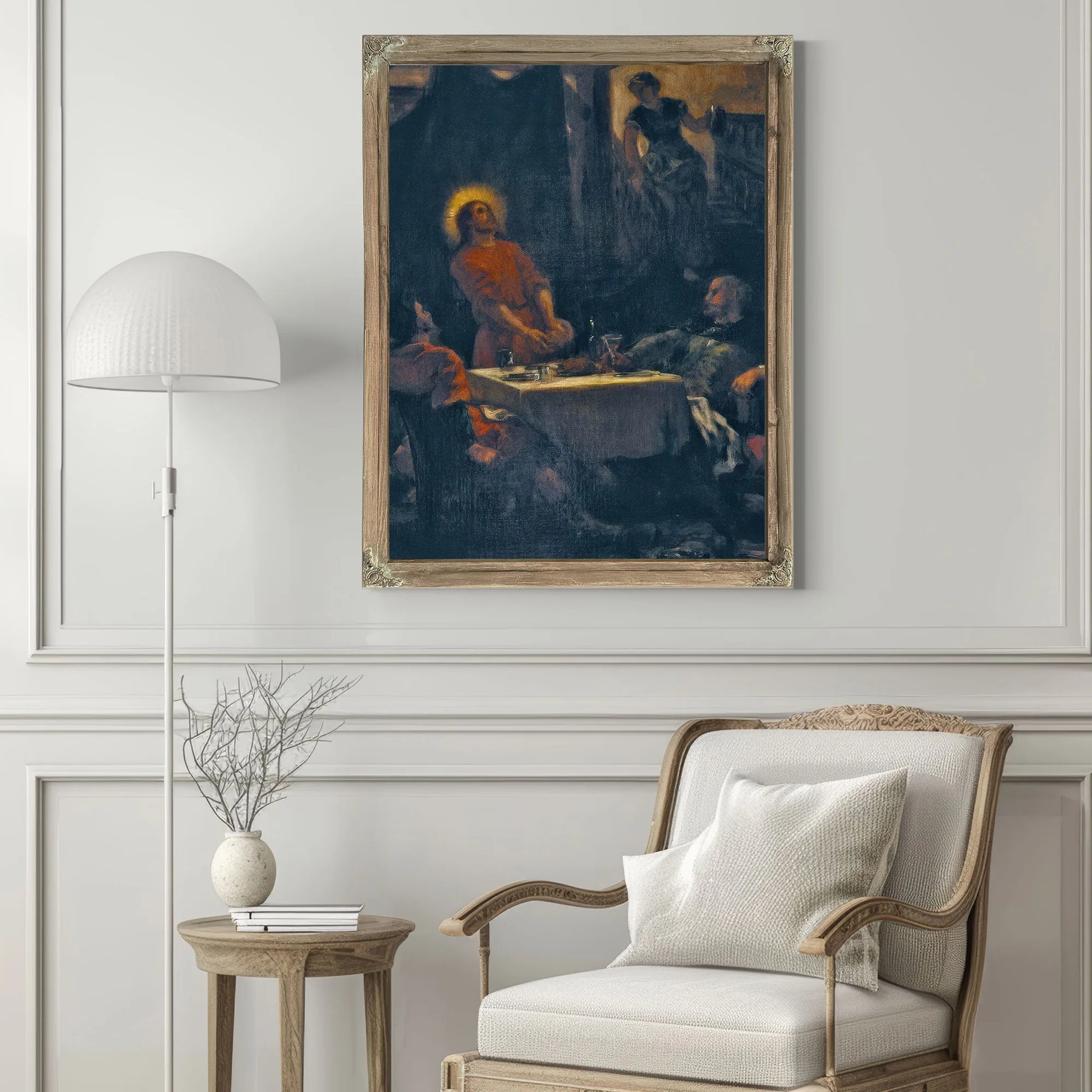 The Disciples At Emmaus By Eugene Delacroix Fine Art Print