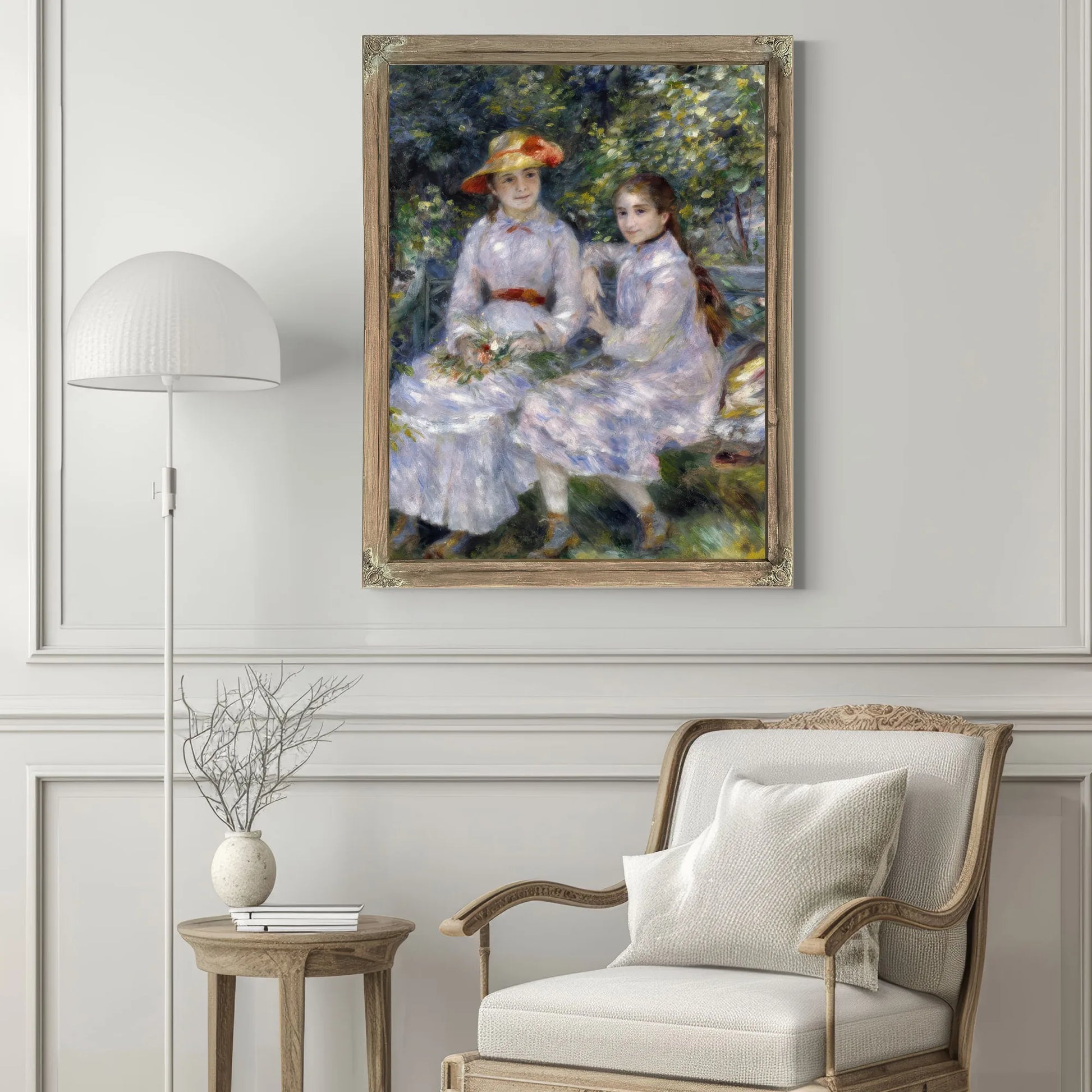 The Daughters Of Durand Ruel By Pierre Auguste Renoir Fine Art Print