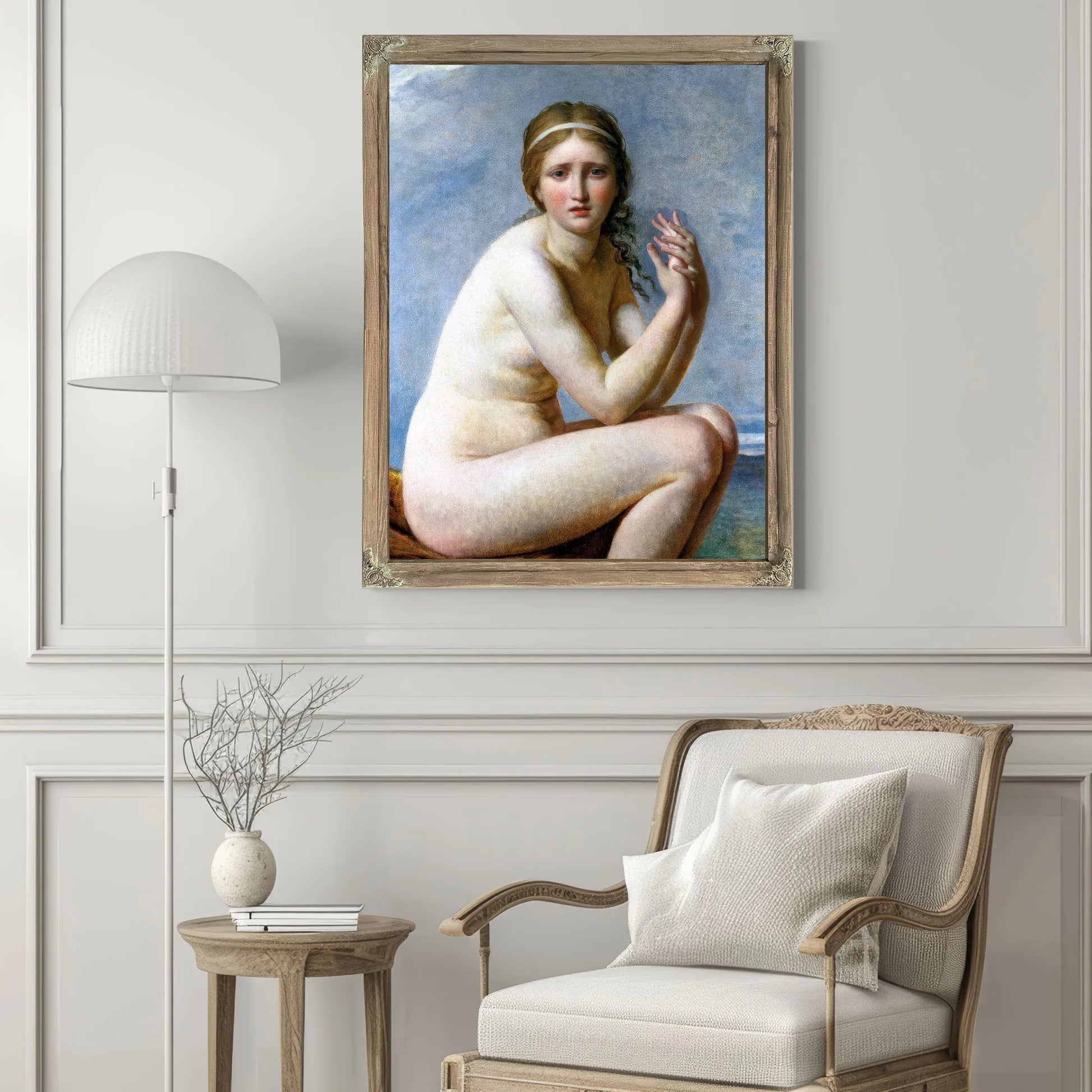 Psyche Abandoned 1795 By Jacques Louis David Fine Art Print