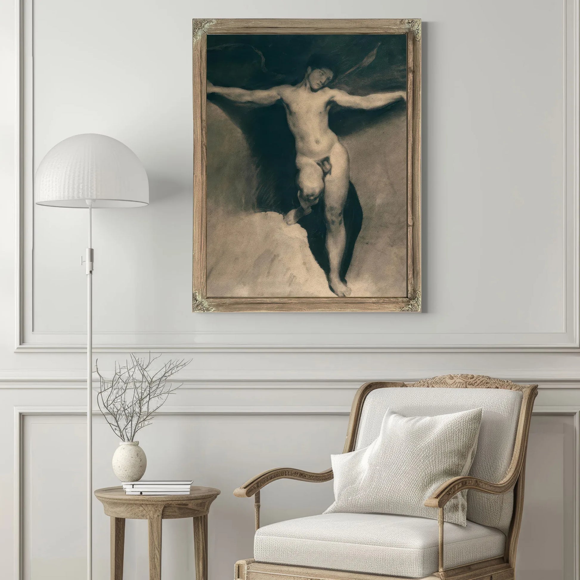 Allegorical Figure Of Envy By Eugene Delacroix Fine Art Print