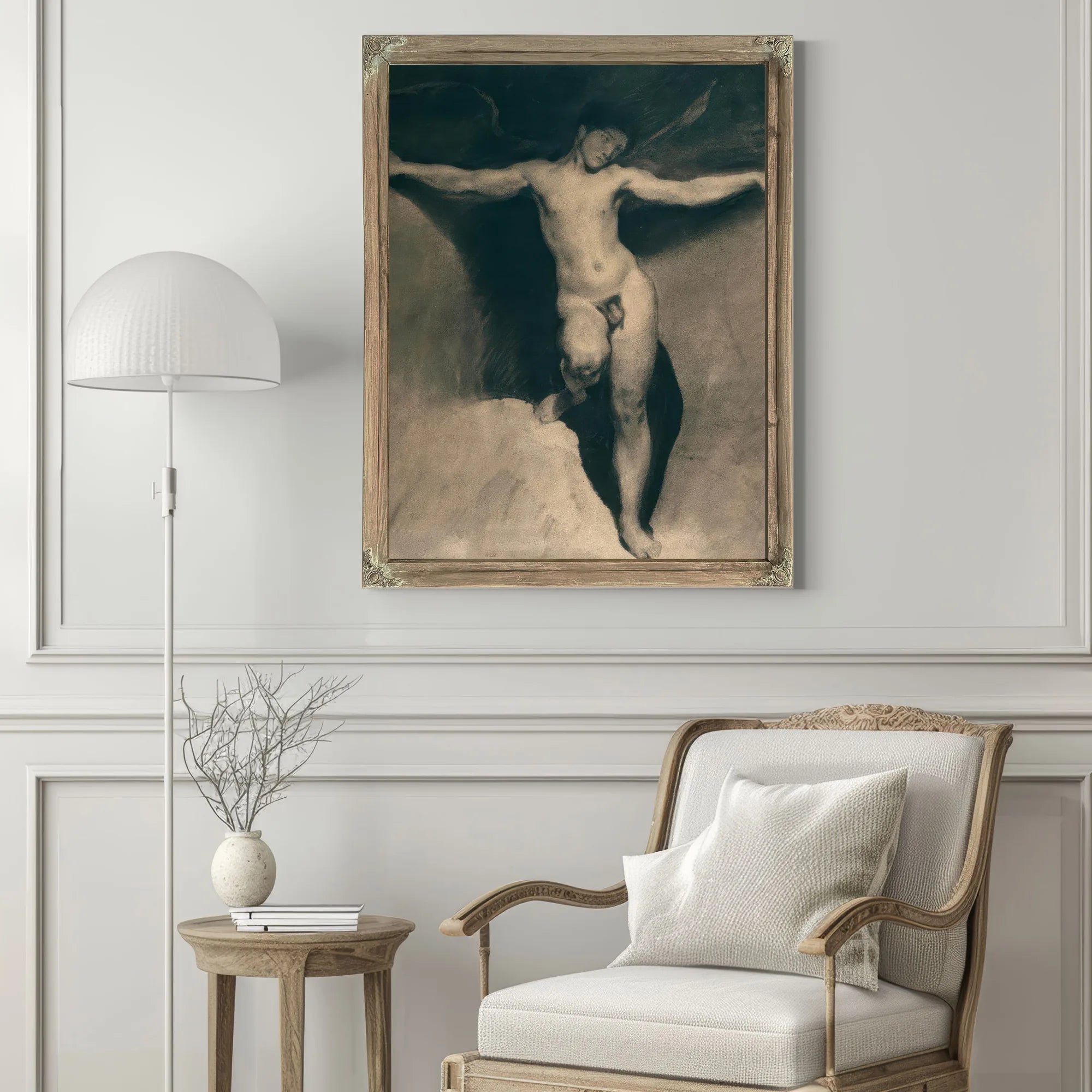 Allegorical Figure Of Envy By Eugene Delacroix Fine Art Print