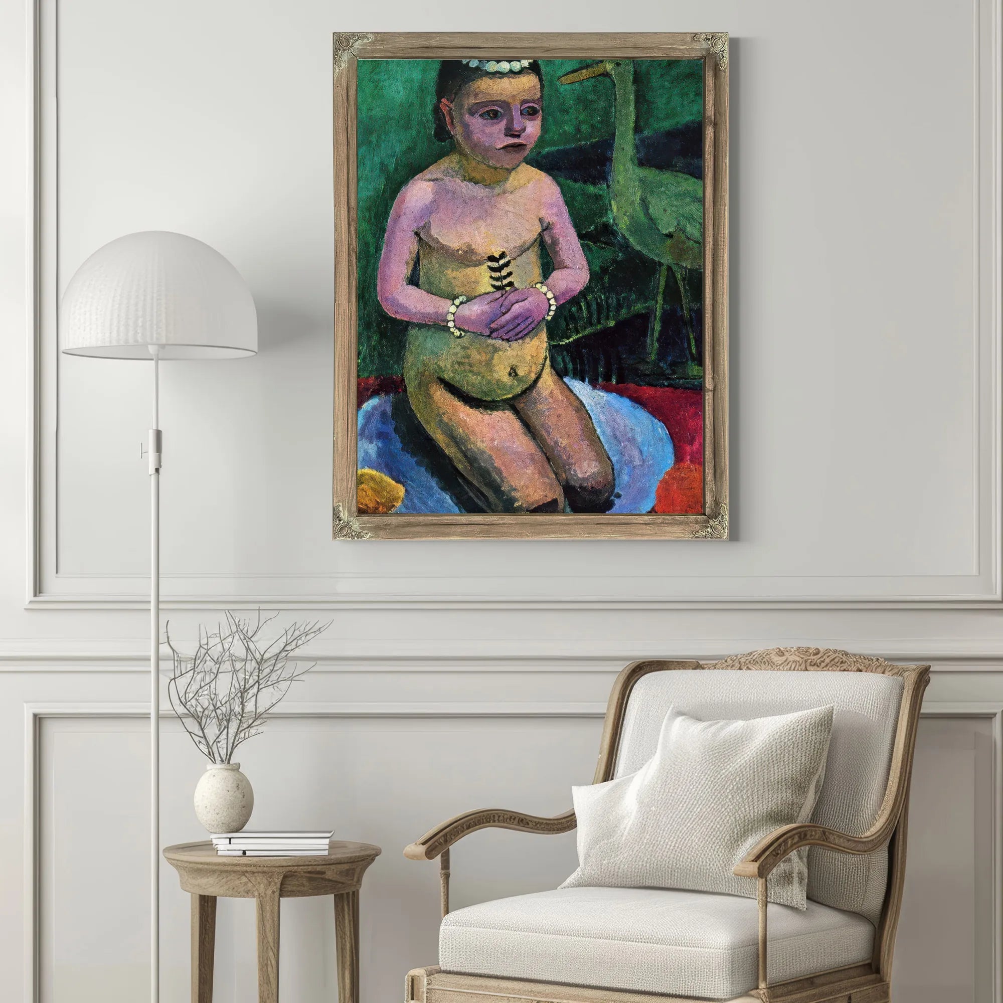 Child With Crane 1906 By Paula Modersohn Becker Fine Art Print