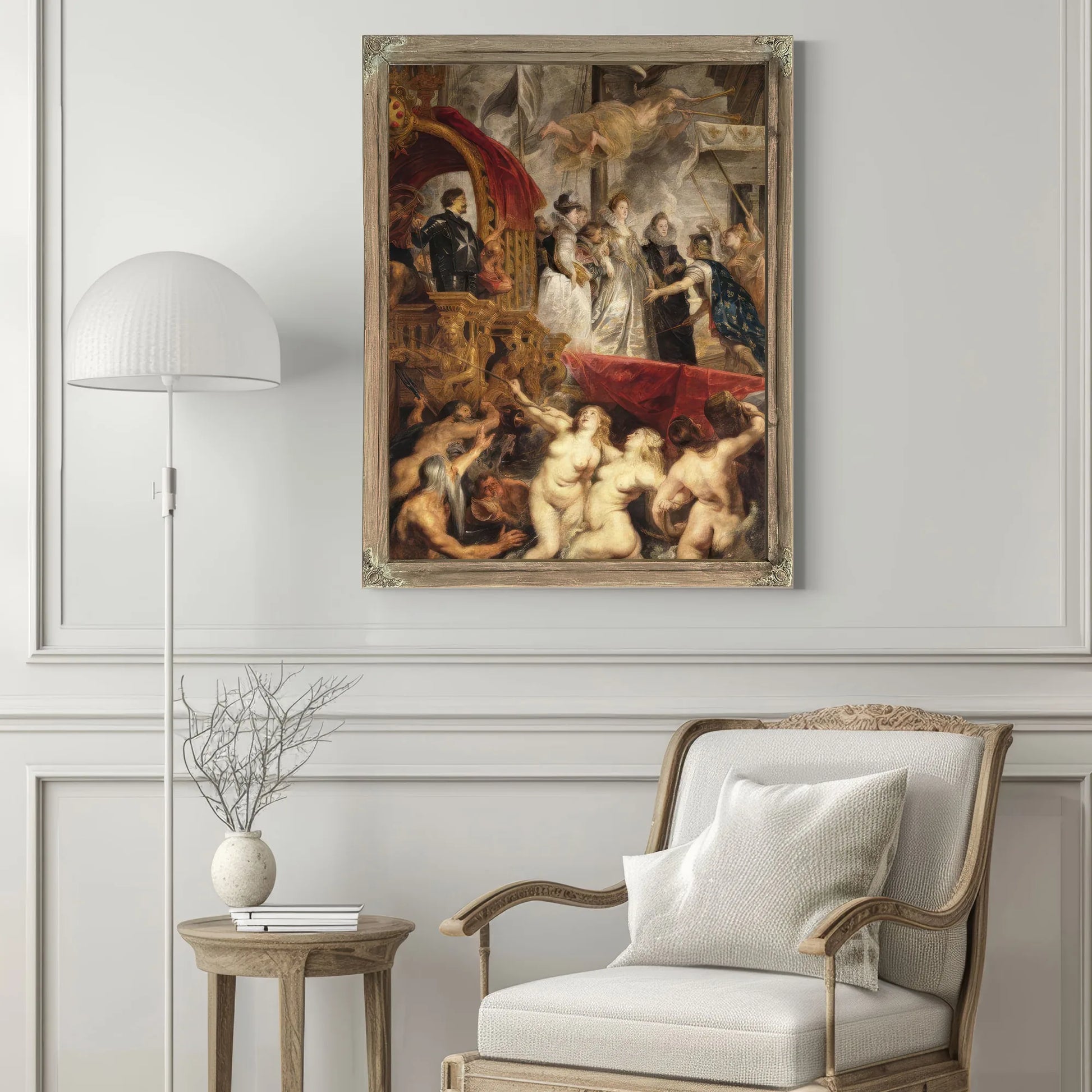 The Arrival Of Marie De Medici In Marseilles 3Rd November 1600 By Peter Paul Rubens Fine Art Print